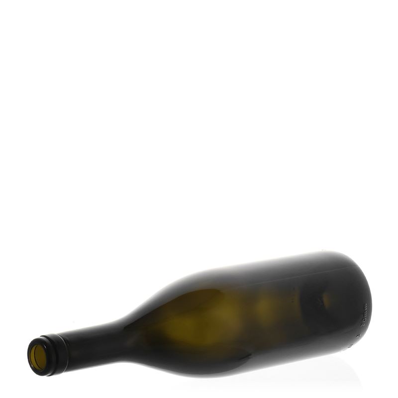 750 ml vinska boca „Tiffany“, antikno zelena, grlo: pluta