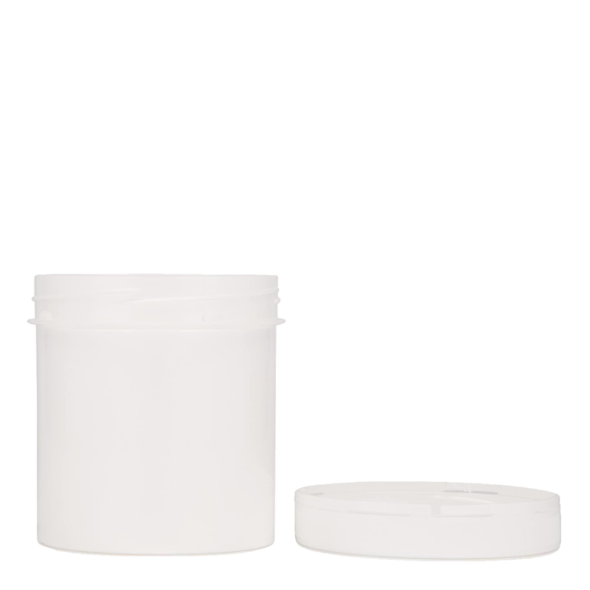 250 ml plastična kutija 'Securilock', PP, bijela, otvor: navojni zatvarač