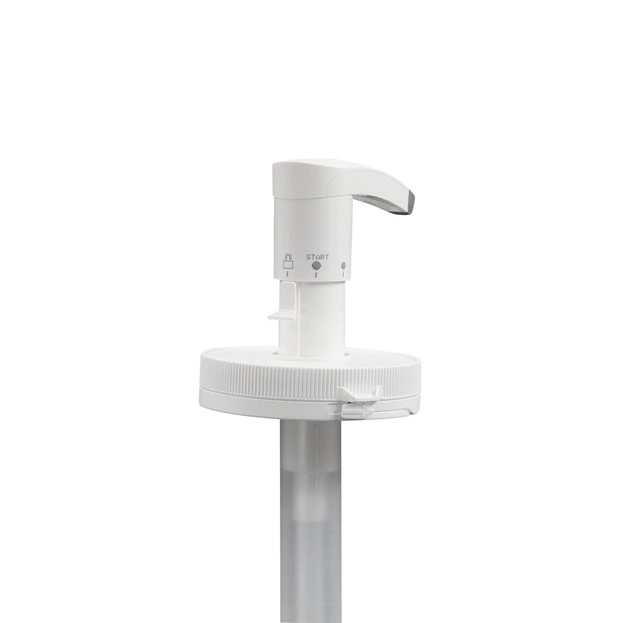 Dozirna pumpa za 655 ml „Securibox“, PE-plastika, bijela, za otvor: navojni zatvarač