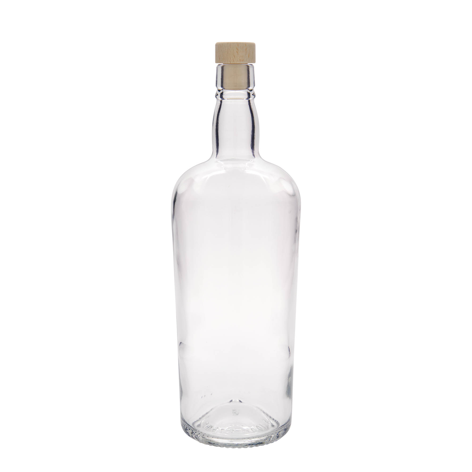 1000 ml staklena boca 'Edinburgh', otvor: plutajući čep 1000 ml staklena boca 'Edinburgh', otvor: plutajući čep