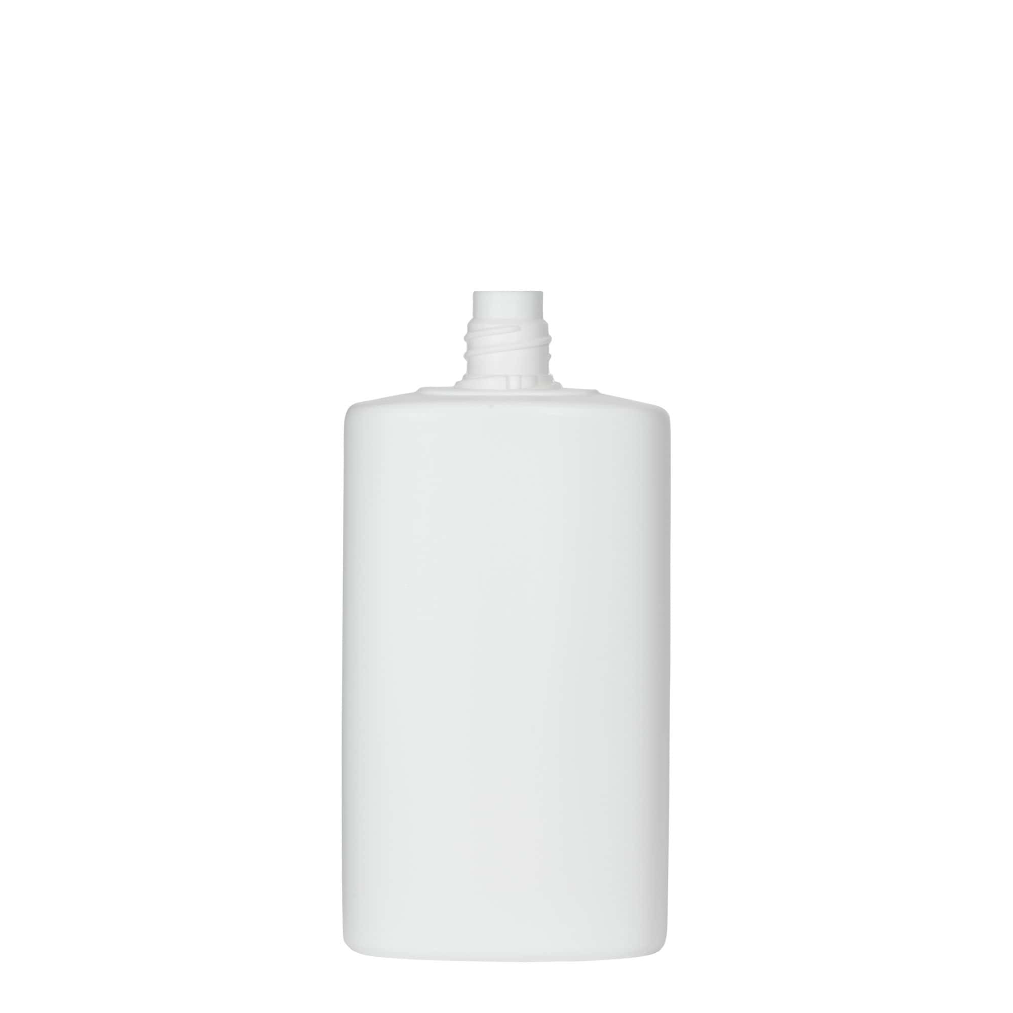 250 ml plastična boca „Indy“, ovalna, HDPE, bijela, grlo: navojni zatvarač