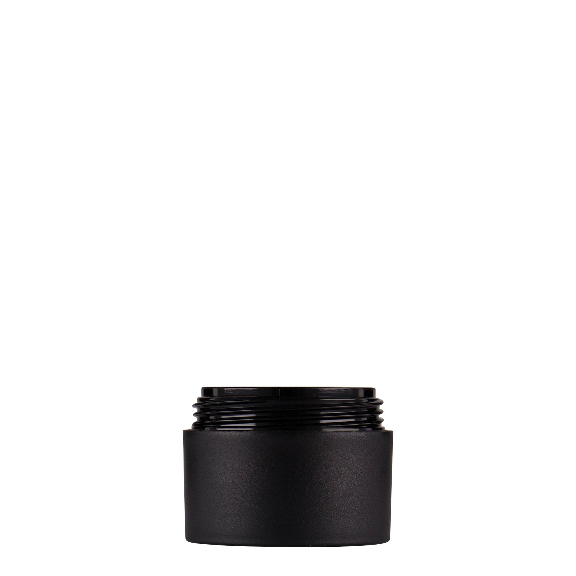 Plastična posuda 15 ml 'Antonella', PP, crna, otvor: Navojni zatvarač Plastična posuda 15 ml 'Antonella', PP, crna, otvor: Navojni zatvarač