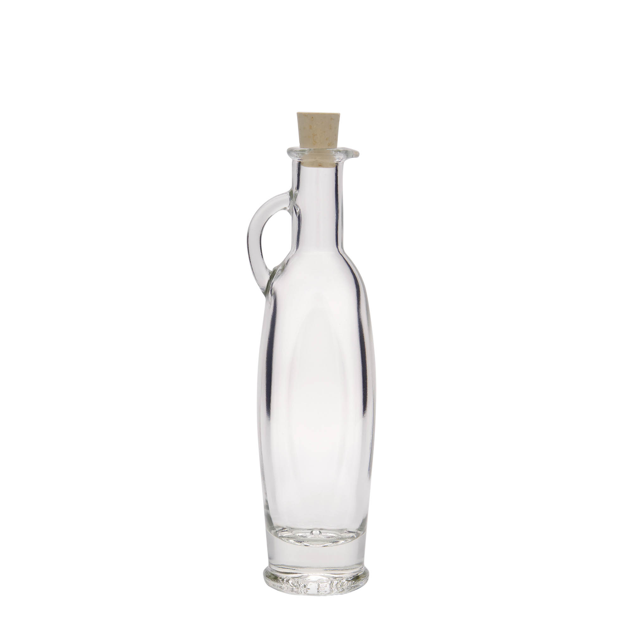 100 ml staklena boca 'Eleganta', ovalna, otvor: čep