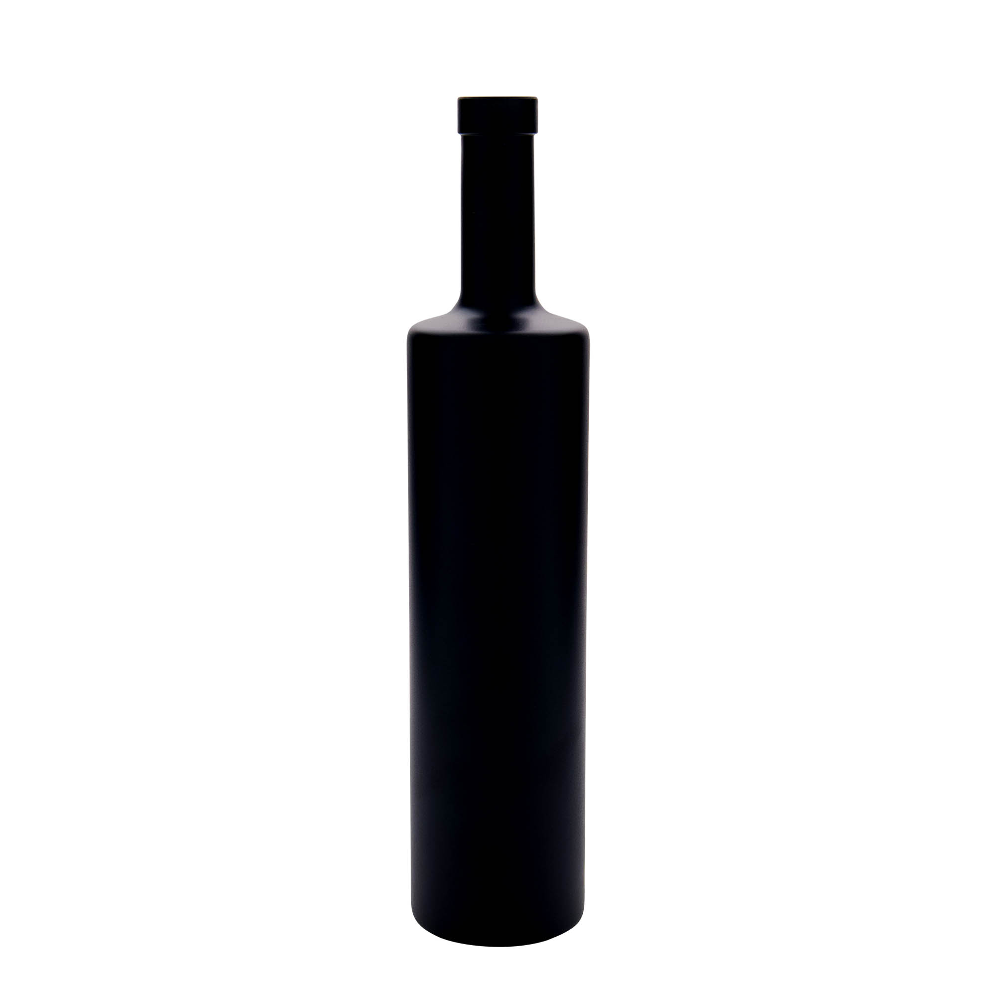 Staklena flaša 700 ml 'Centurio', crna, otvor: Pluto Staklena flaša 700 ml 'Centurio', crna, otvor: Pluto