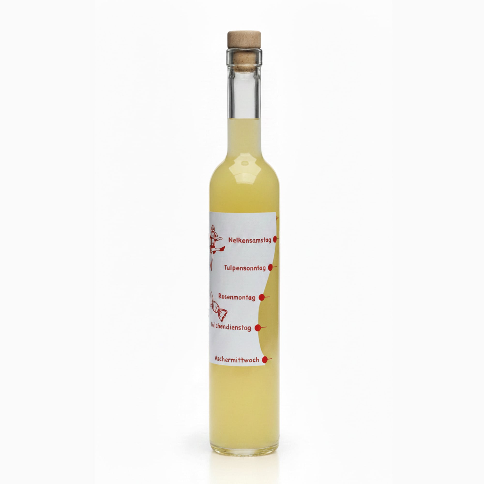 500 ml staklena boca Maximo s printom „Karneval“, otvor: čep