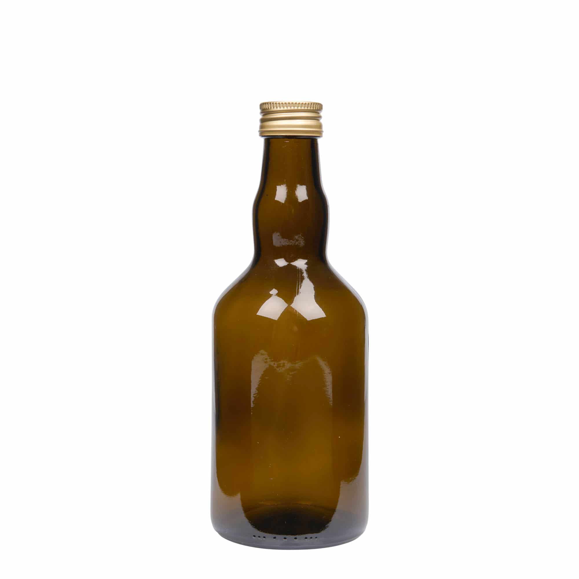 Staklena flaša 500 ml 'Olona', antikno zelena, otvor: PP 31,5