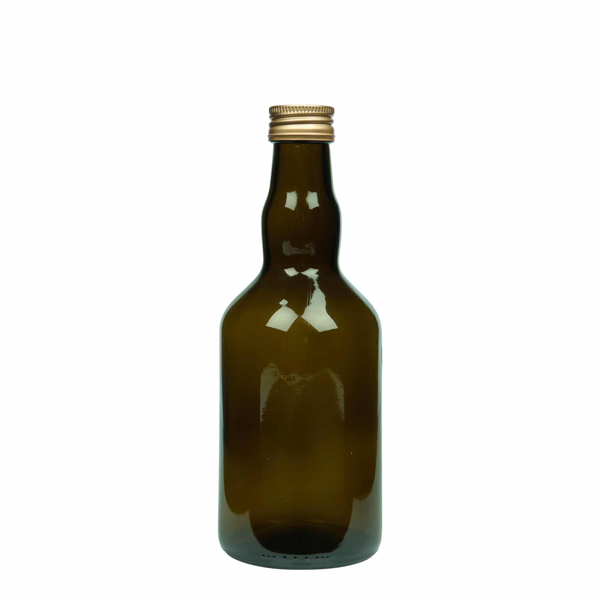 500 ml staklena boca 'Olona', antikno zelena, grlo: PP 31,5