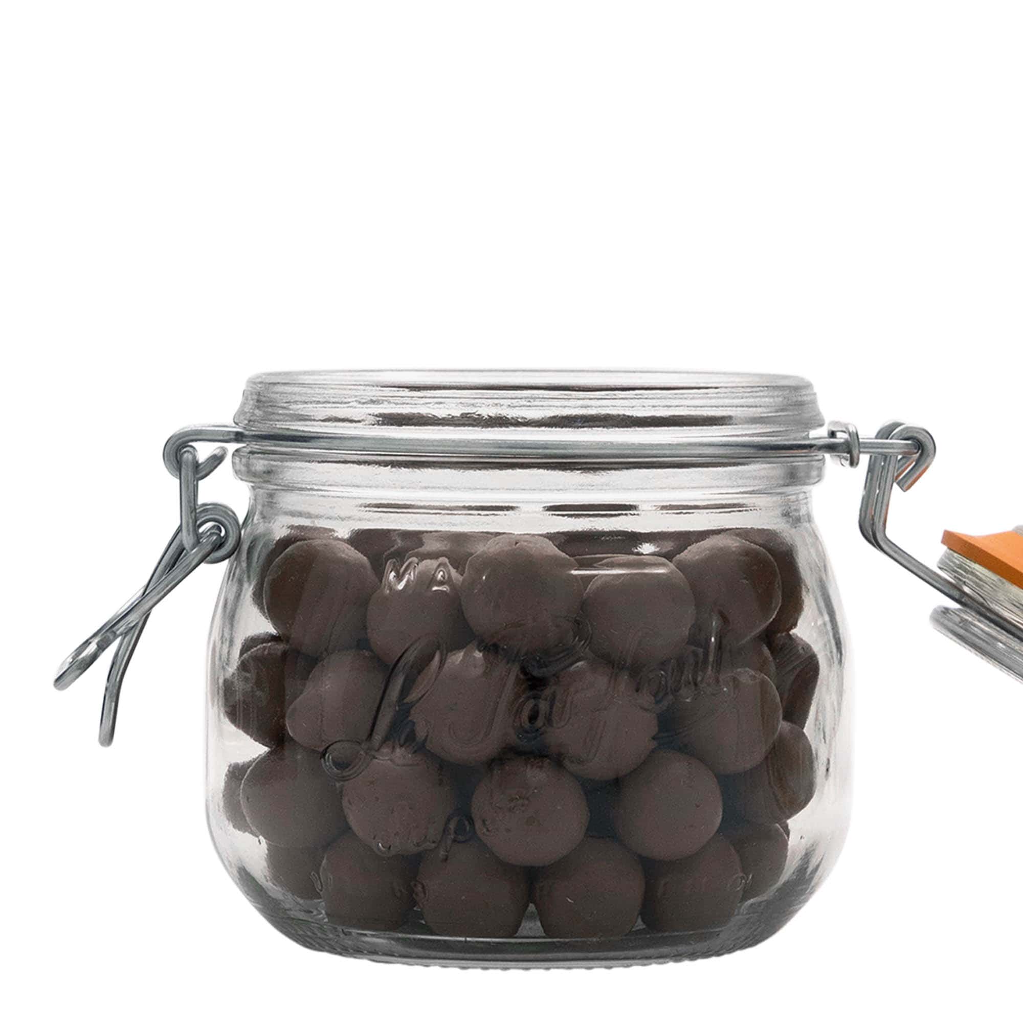 500 ml staklena tegla sa žičanim zatvaračem 'Le Parfait Super Bocal', otvor: žičani zatvarač 500 ml staklena tegla sa žičanim zatvaračem 'Le Parfait Super Bocal', otvor: žičani zatvarač