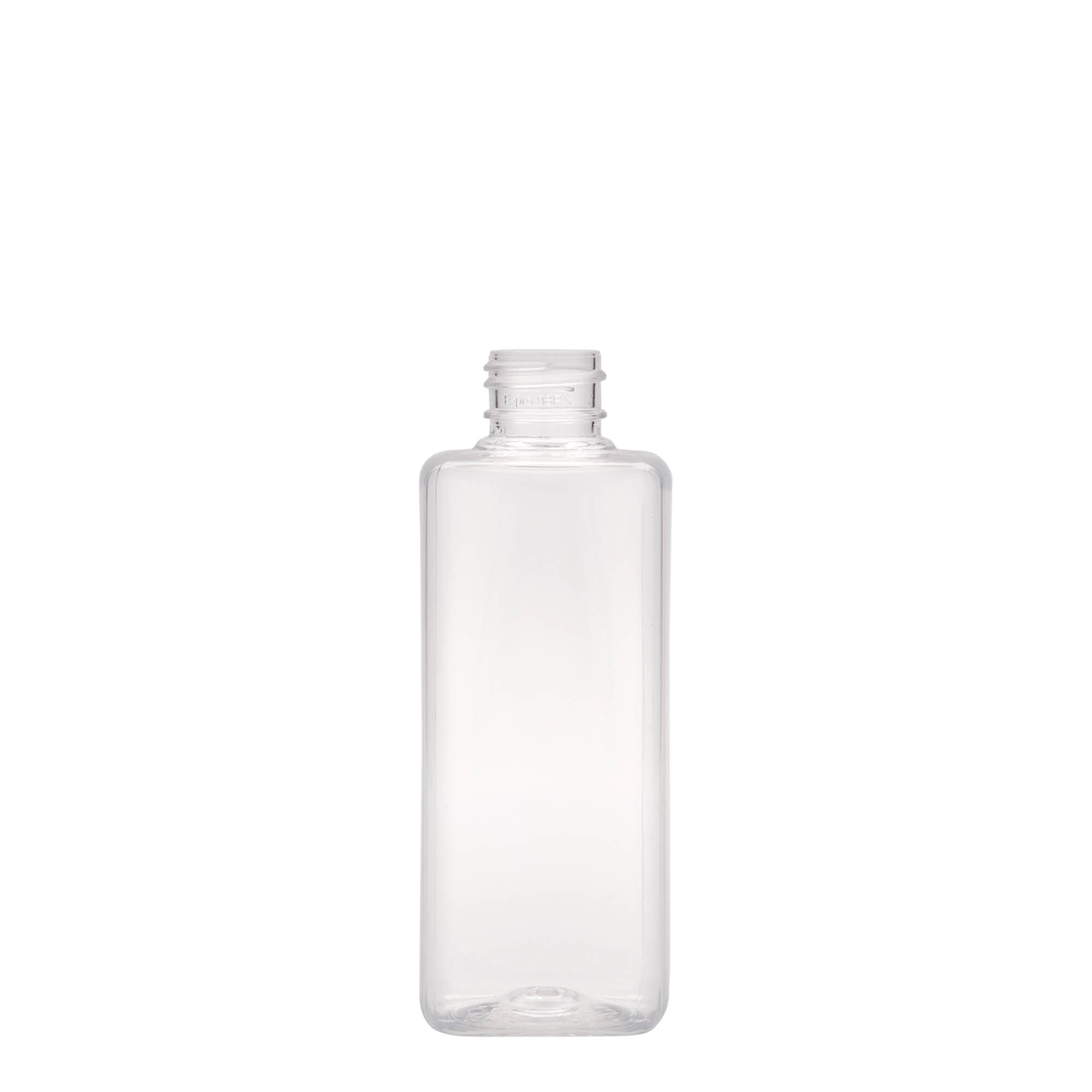 200 ml PET-boca 'Karl', četvrtasta, plastika, grlo: 24/410