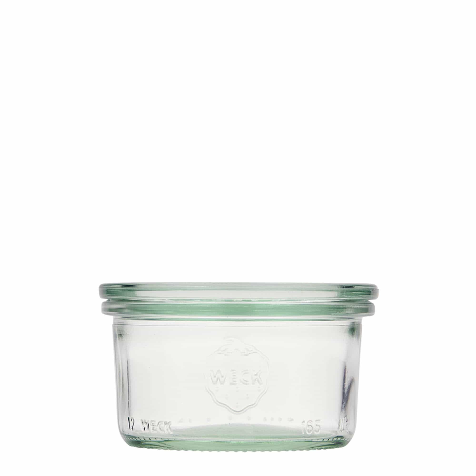 165 ml WECK staklenka sa širokim grlom, otvor: okrugli rub