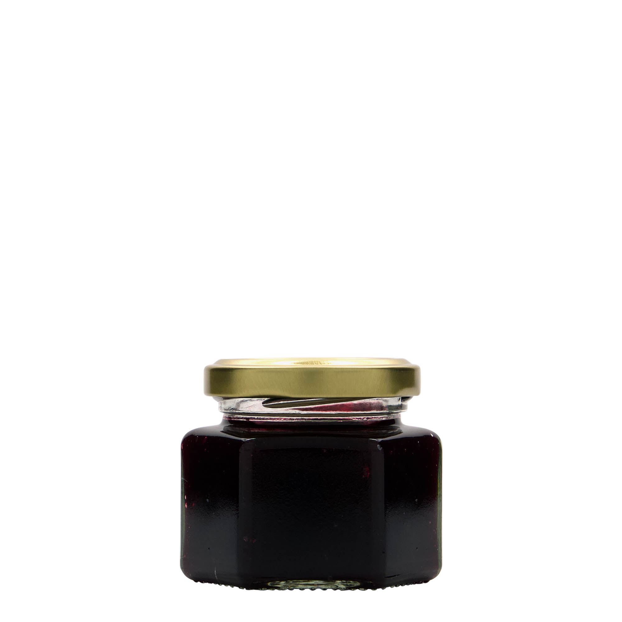 106 ml šestougaona staklena tegla, otvor: Twist-Off (TO 53) 106 ml šestougaona staklena tegla, otvor: Twist-Off (TO 53)