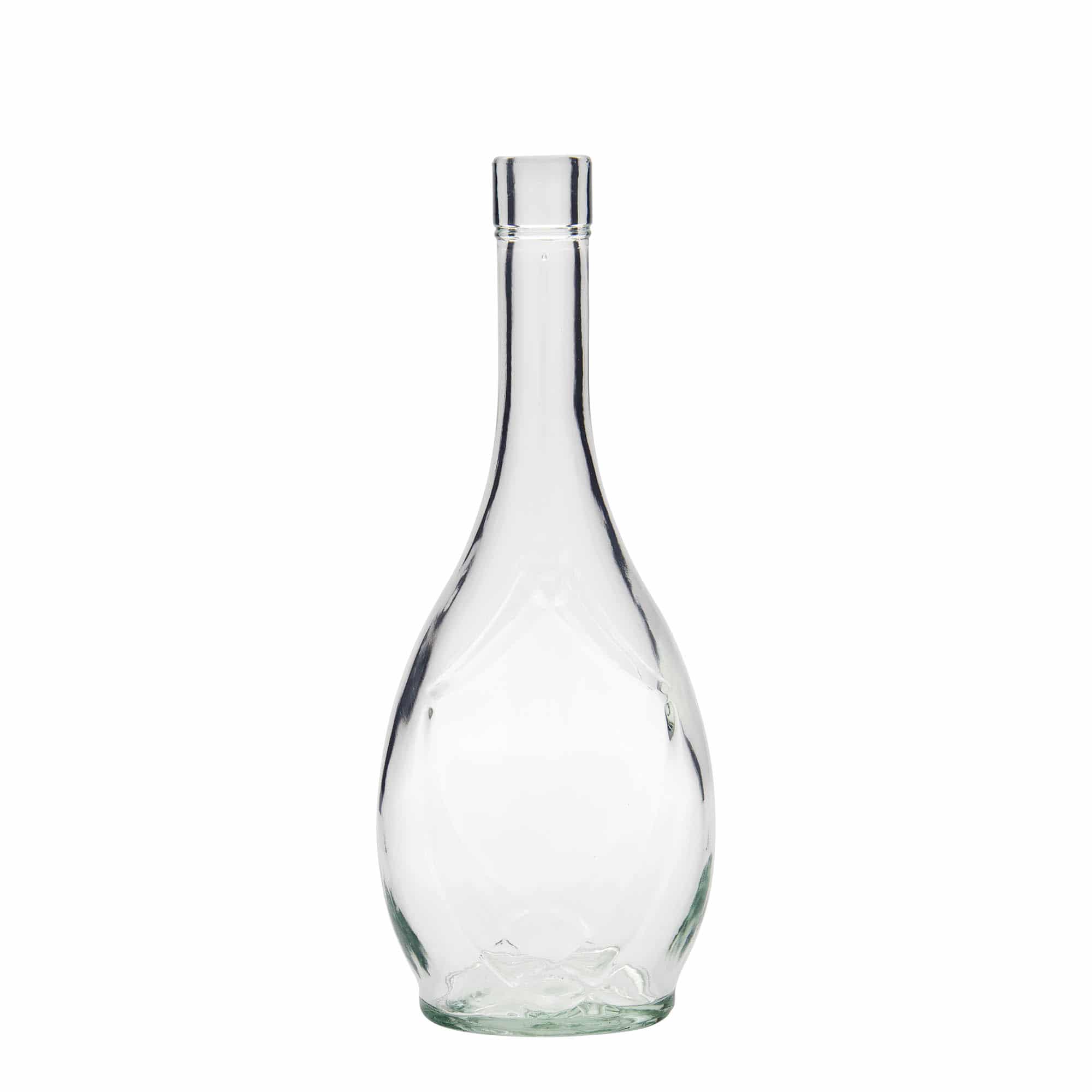 Staklena flaša 500 ml 'Saragossa', ovalna, otvor: Pluto Staklena flaša 500 ml 'Saragossa', ovalna, otvor: Pluto