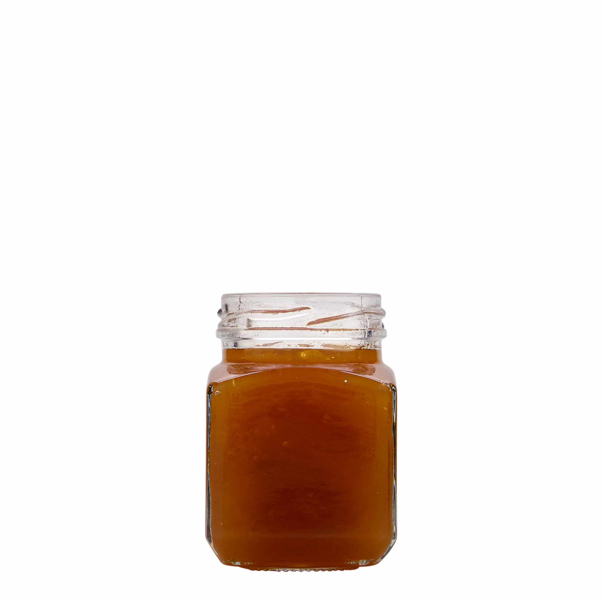 Četverougla staklenka 106 ml, otvor: Twist-Off (TO 48)