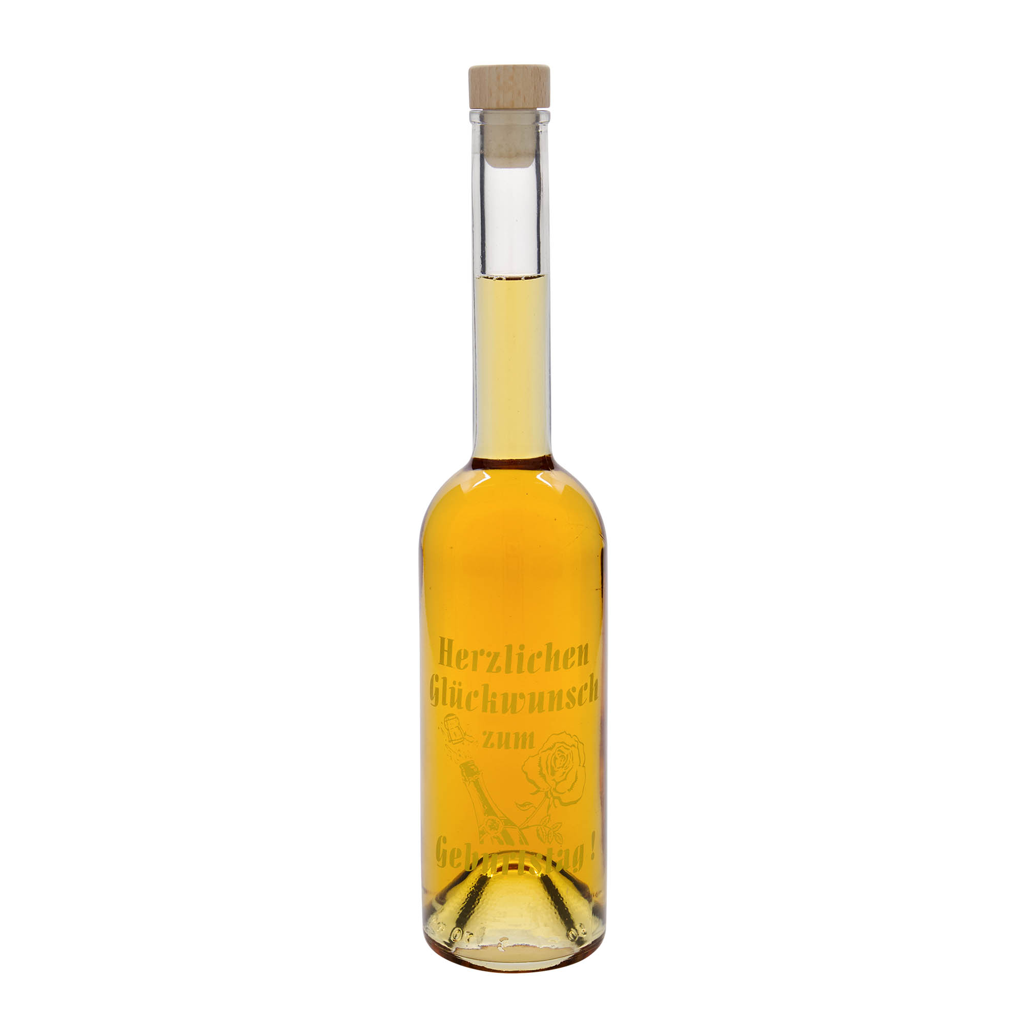 500 ml staklena boca 'Opera', motiv: boca za rođendan, grlo: čep 500 ml staklena boca 'Opera', motiv: boca za rođendan, grlo: čep