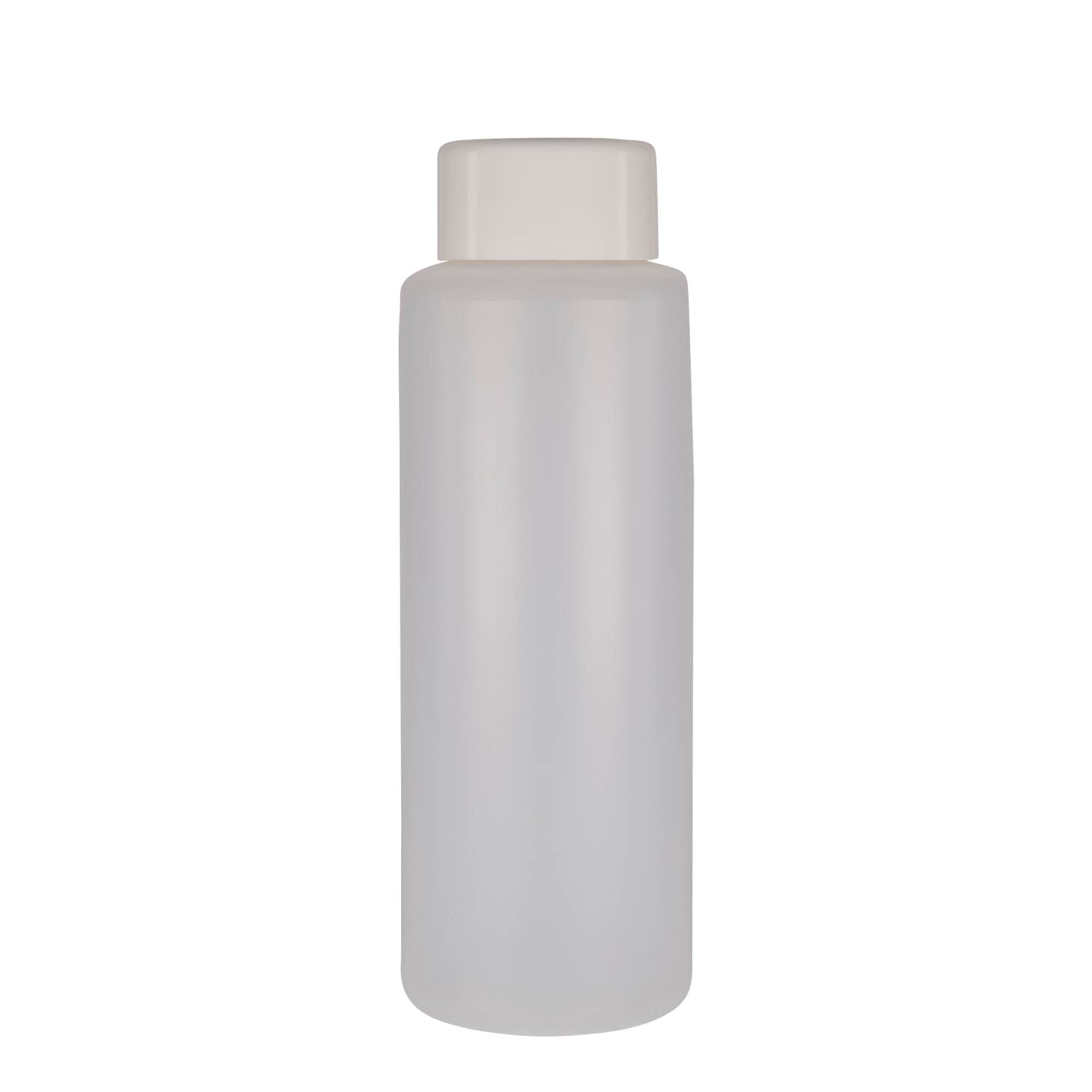 1.000 ml okrugla boca, PE-plastika, prirodna, otvor: navojni zatvarač