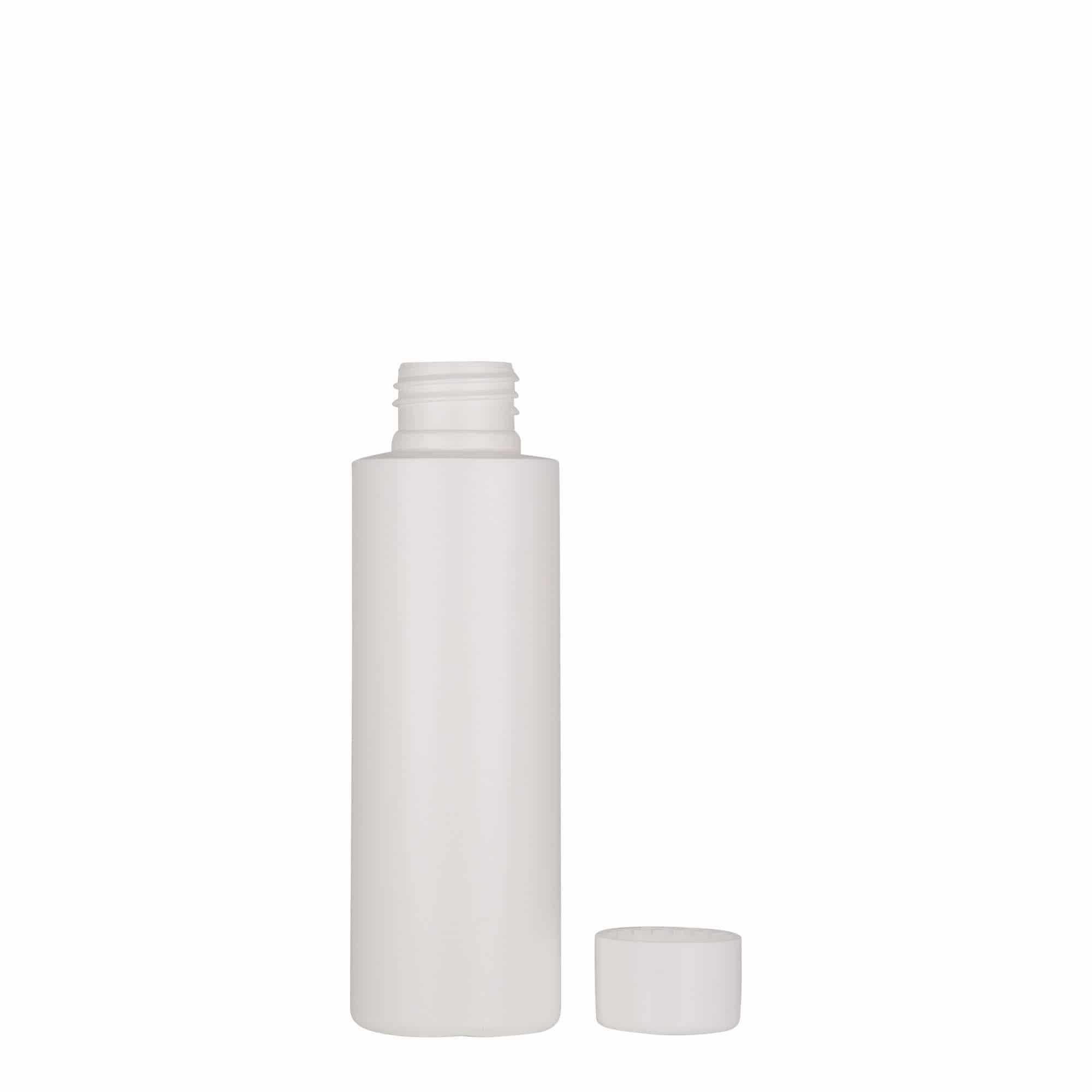 Plastična flaša 100 ml 'Pipe', Green HDPE, bijela, otvor: 24/410