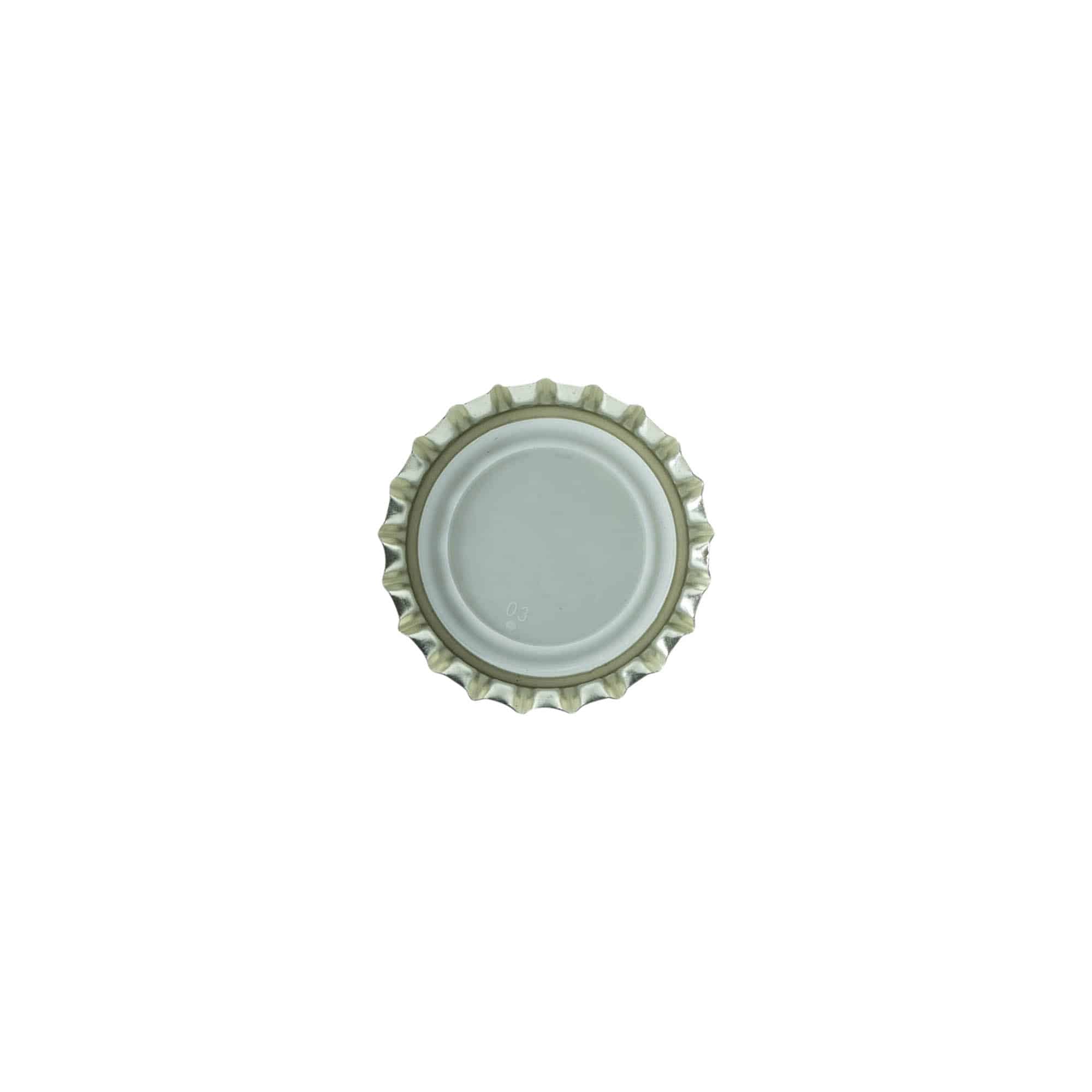 Krunski čep 26 mm, metal, crna