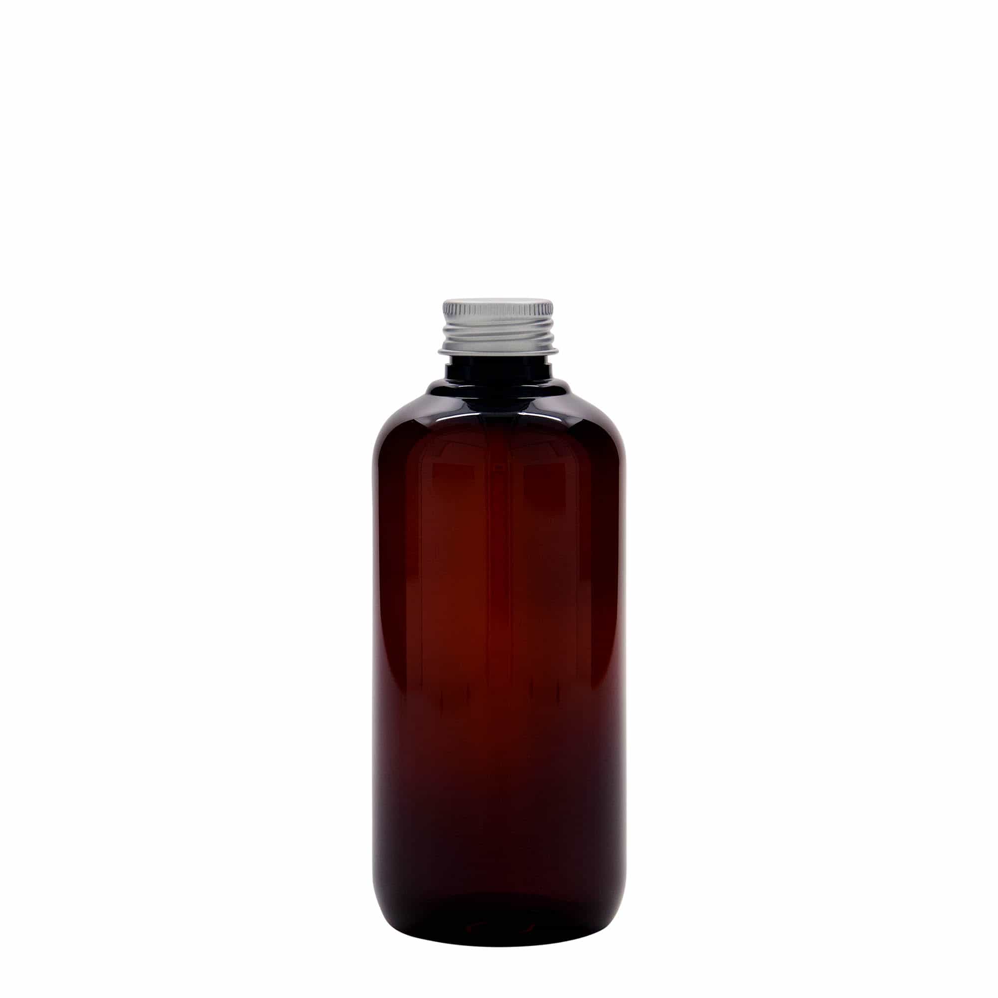 Reciklirajuća plastična flaša 250 ml 'Victor's Best', PCR, smeđa, otvor: GPI 24/410