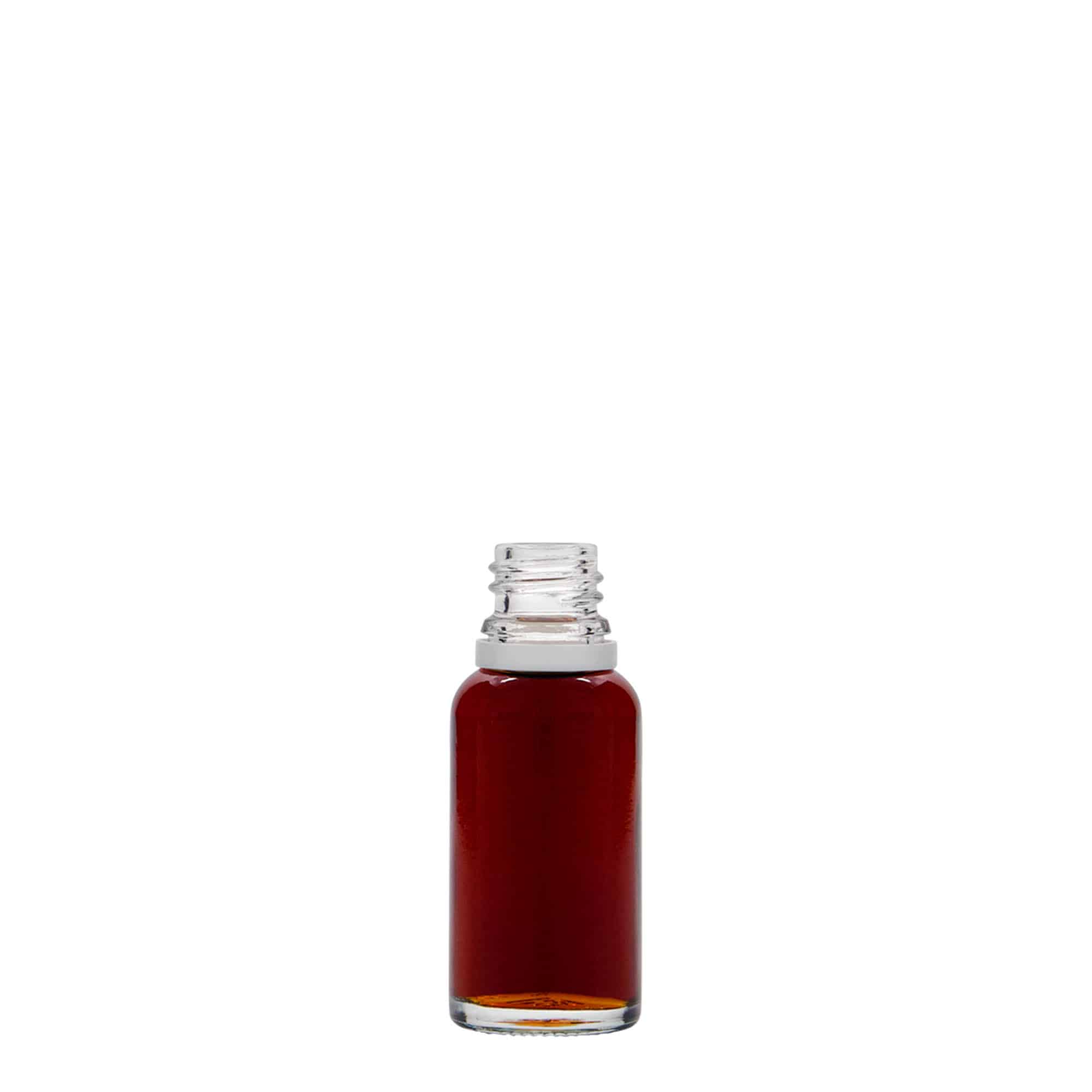 20 ml medicinska bočica, staklo, otvor: DIN 18