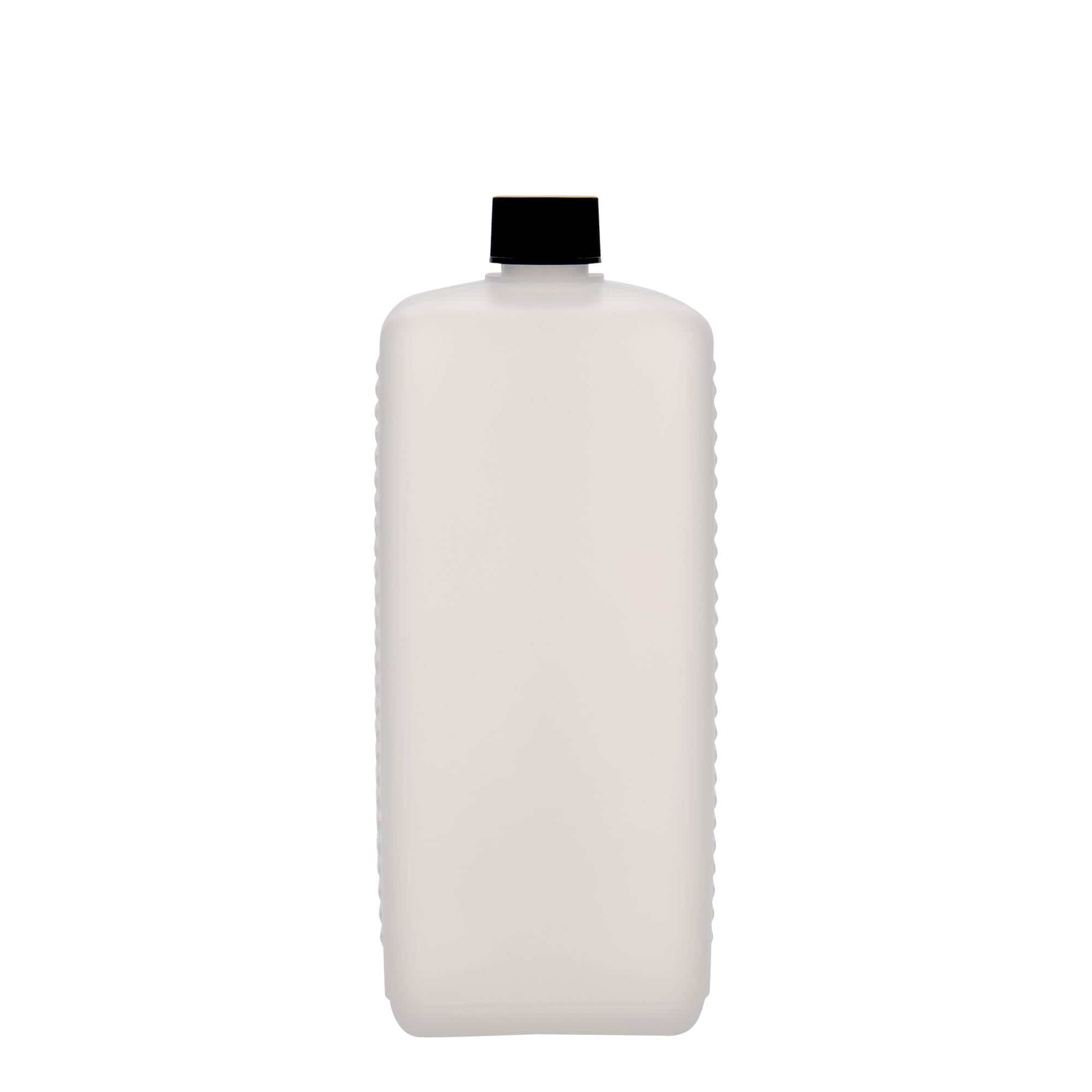 Kanister flaša 1.000 ml, kvadratna, HDPE plastika, prirodna, otvor: DIN 25 EPE Kanister flaša 1.000 ml, kvadratna, HDPE plastika, prirodna, otvor: DIN 25 EPE