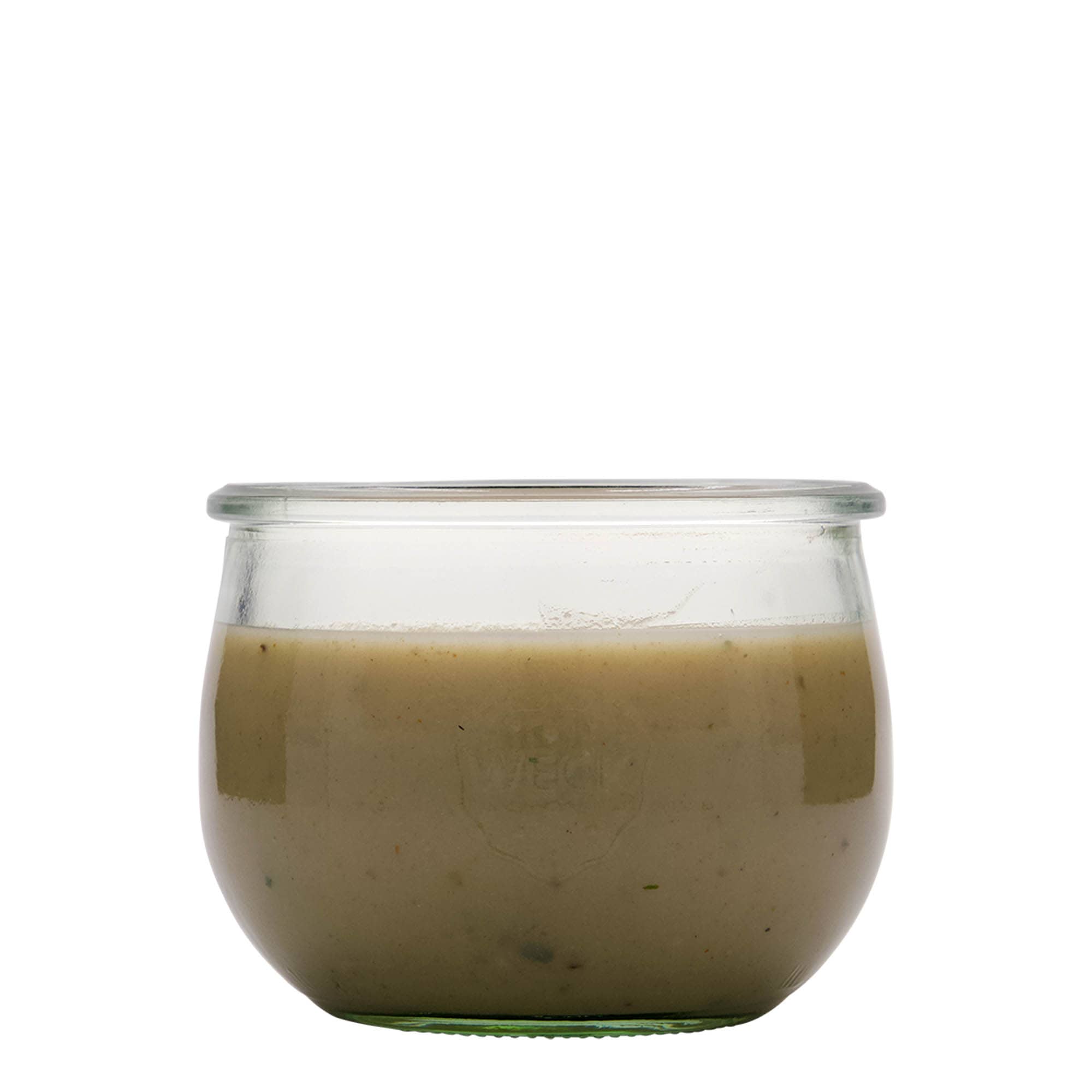 580 ml WECK-tulipan staklenka #, otvor: okrugli rub