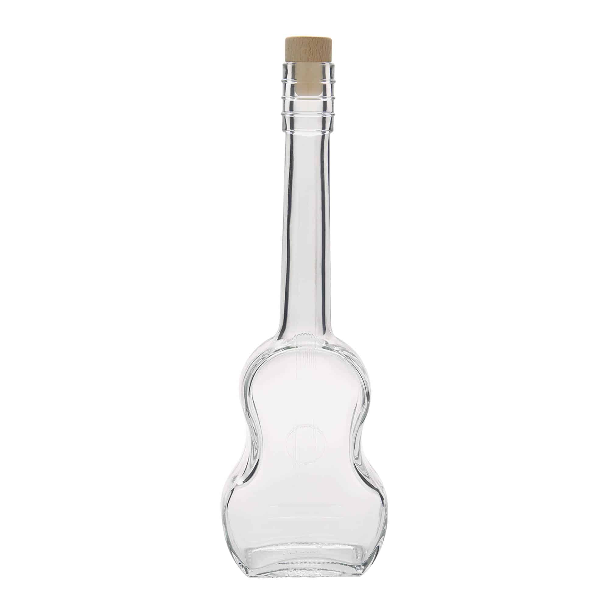 Staklena flaša 500 ml 'Gitara', otvor: Pluto