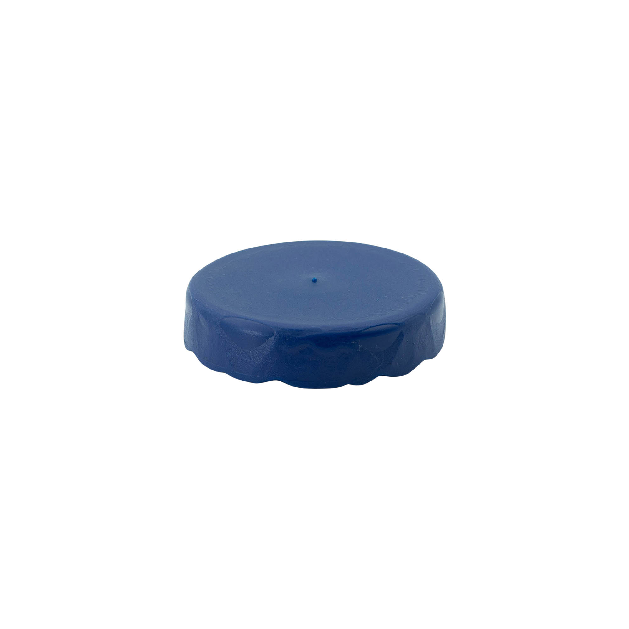 Poklopac na navlačenje za usku grlu keramičke posude, HDPE plastika, plavi