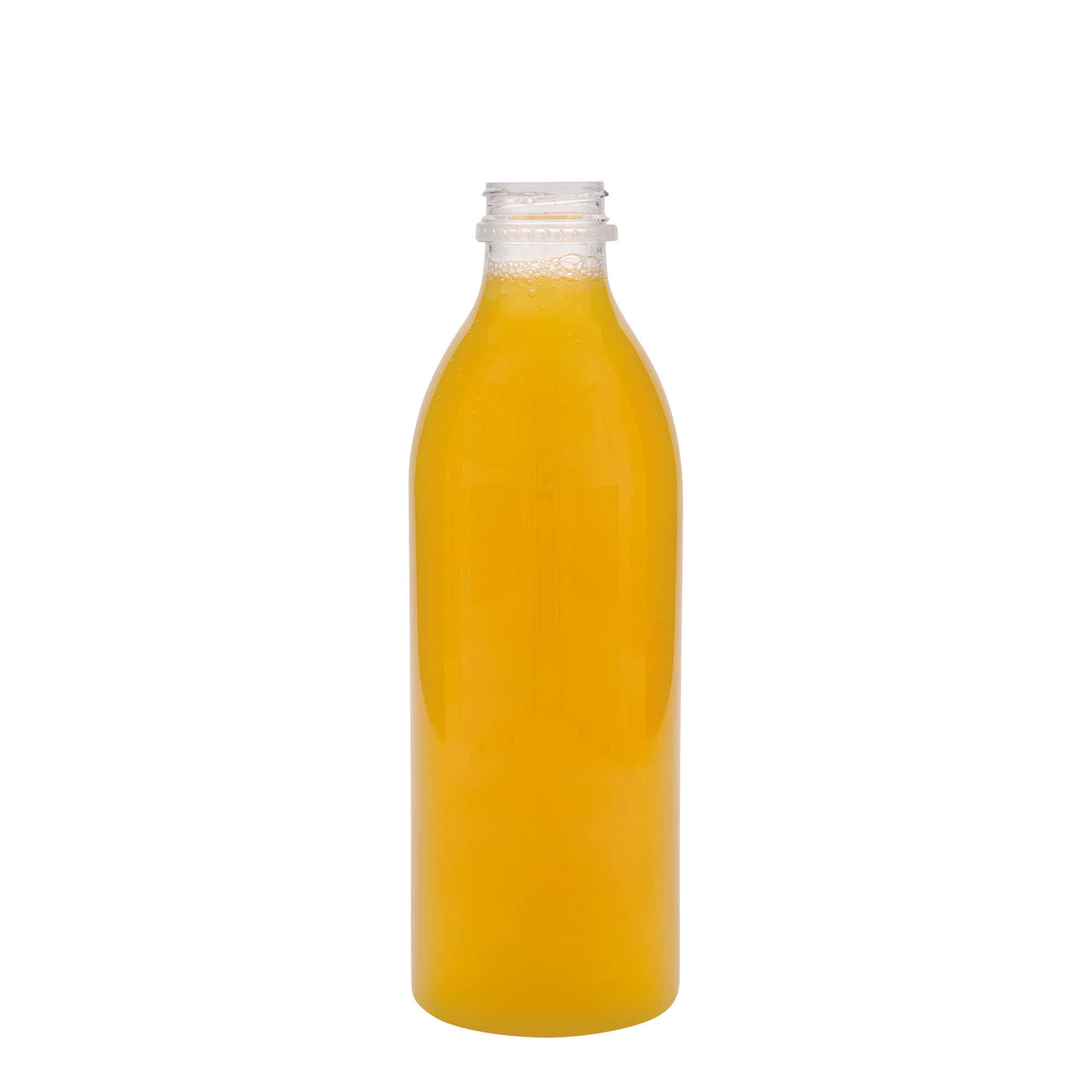 1.000 ml PET boca standard, plastika, grlo: 38 mm