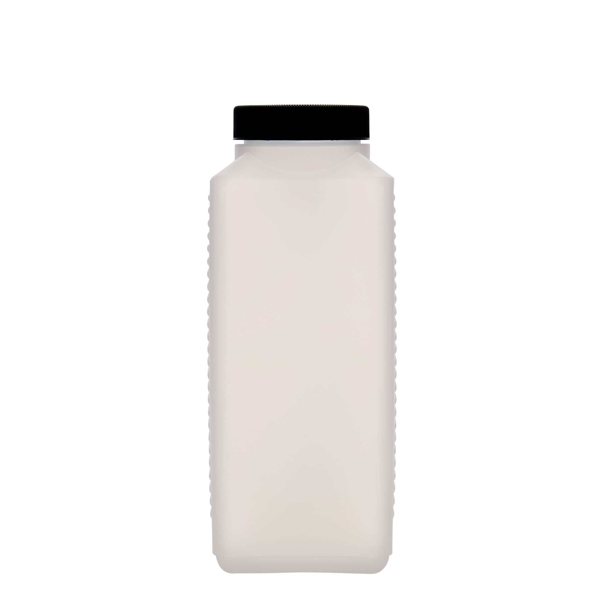 Flaša sa širokim vratom 1.000 ml, HDPE plastika, prirodna, otvor: DIN 60 EPE