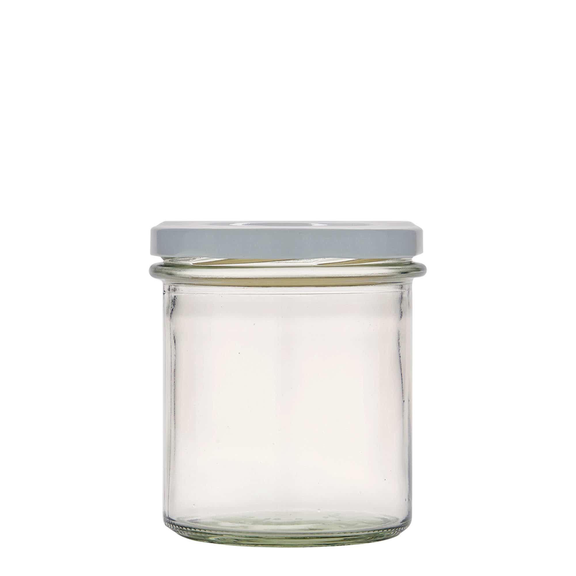 Visoka staklenka sa poklopcem 350 ml, otvor: Twist-Off (TO 82)