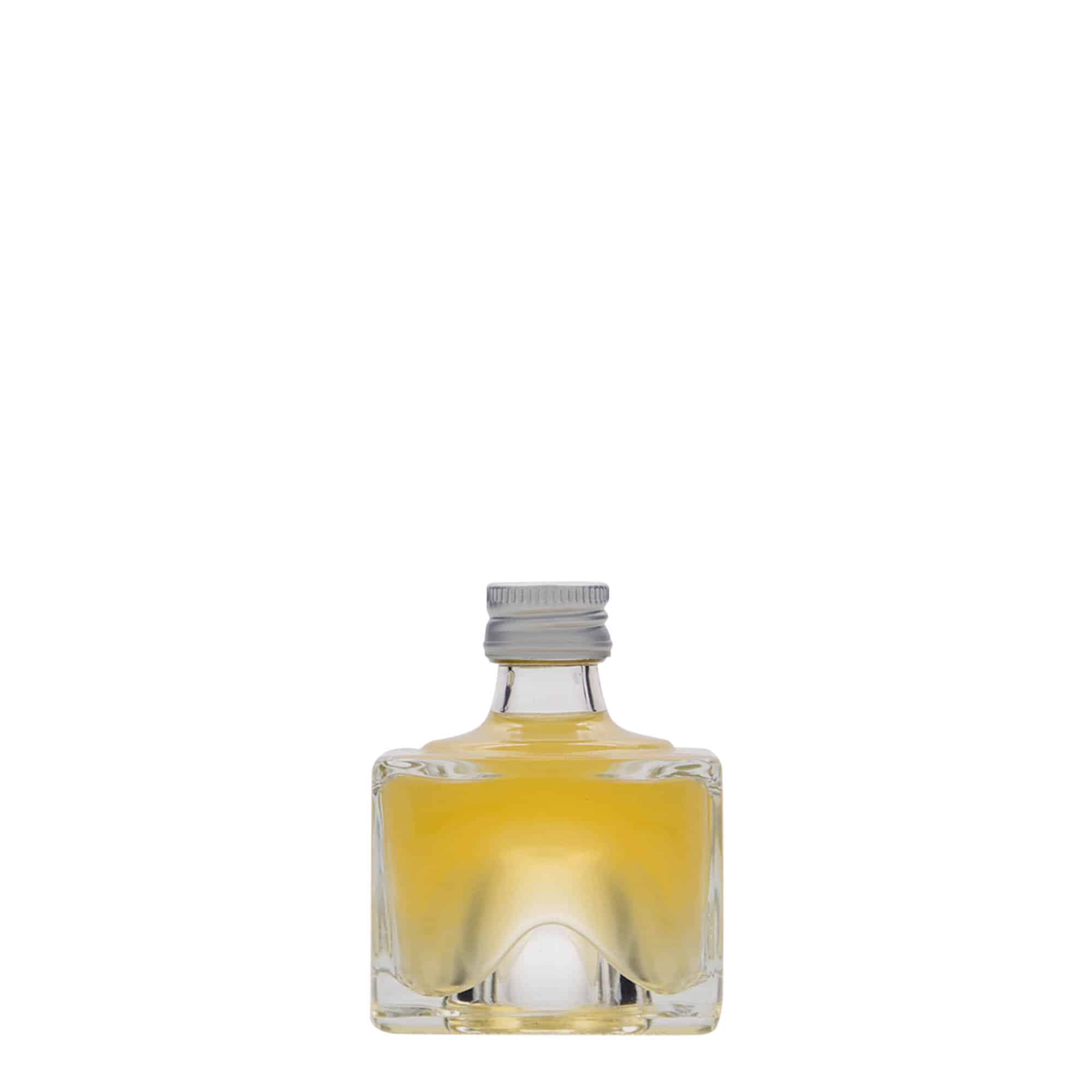 Staklena flaša 40 ml 'Cocolores', kvadratna, otvor: PP 18