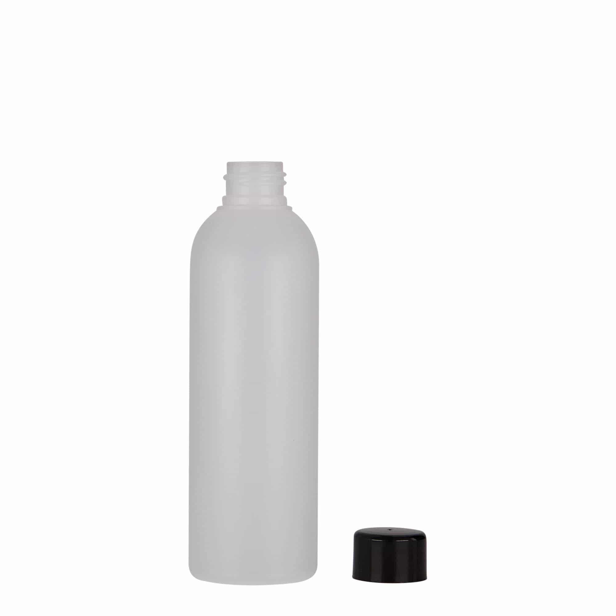 Plastična flaša 200 ml 'Tuffy', HDPE, prirodna, otvor: GPI 24/410