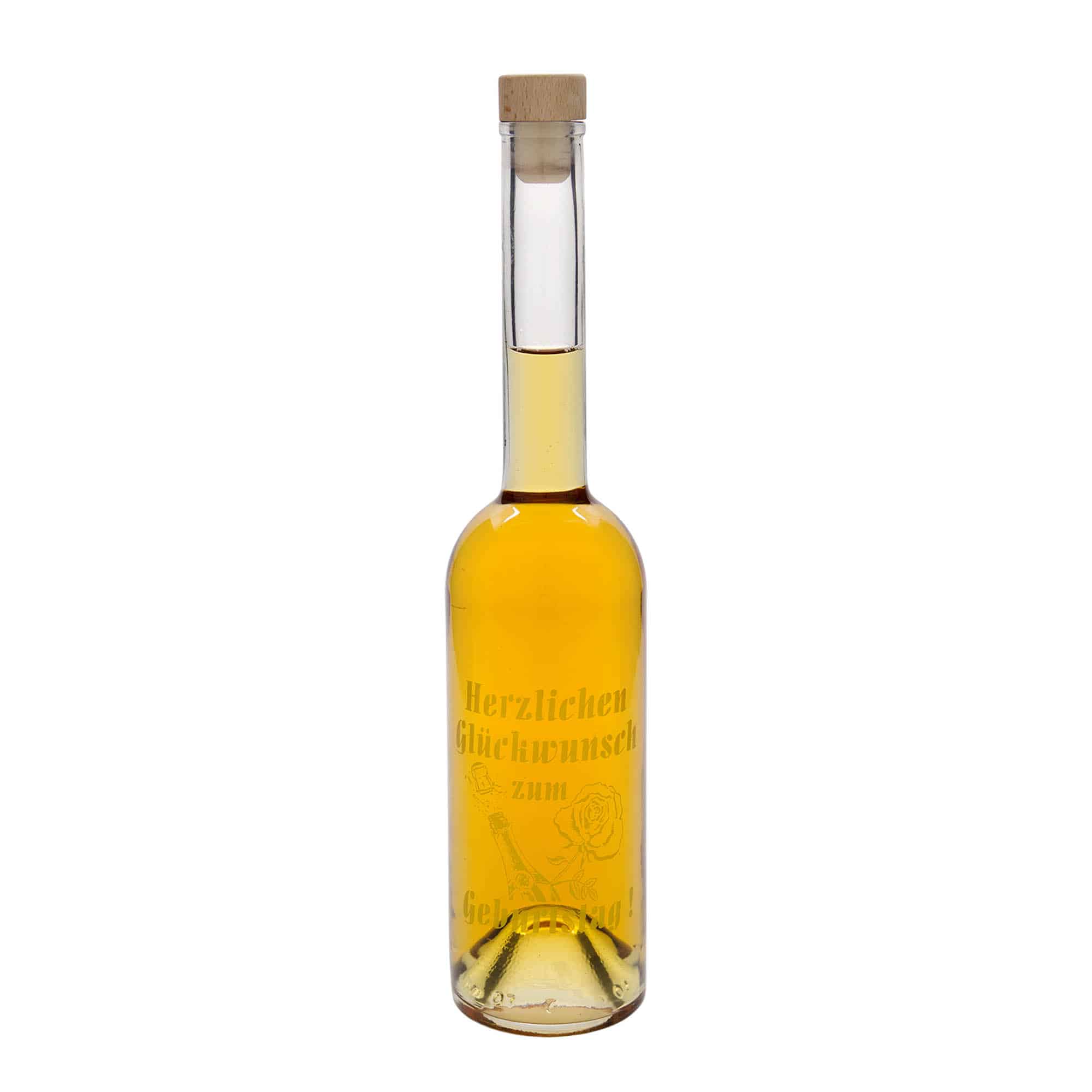 Staklena flaša 500 ml 'Opera', motiv: Apple, otvor: Pluto