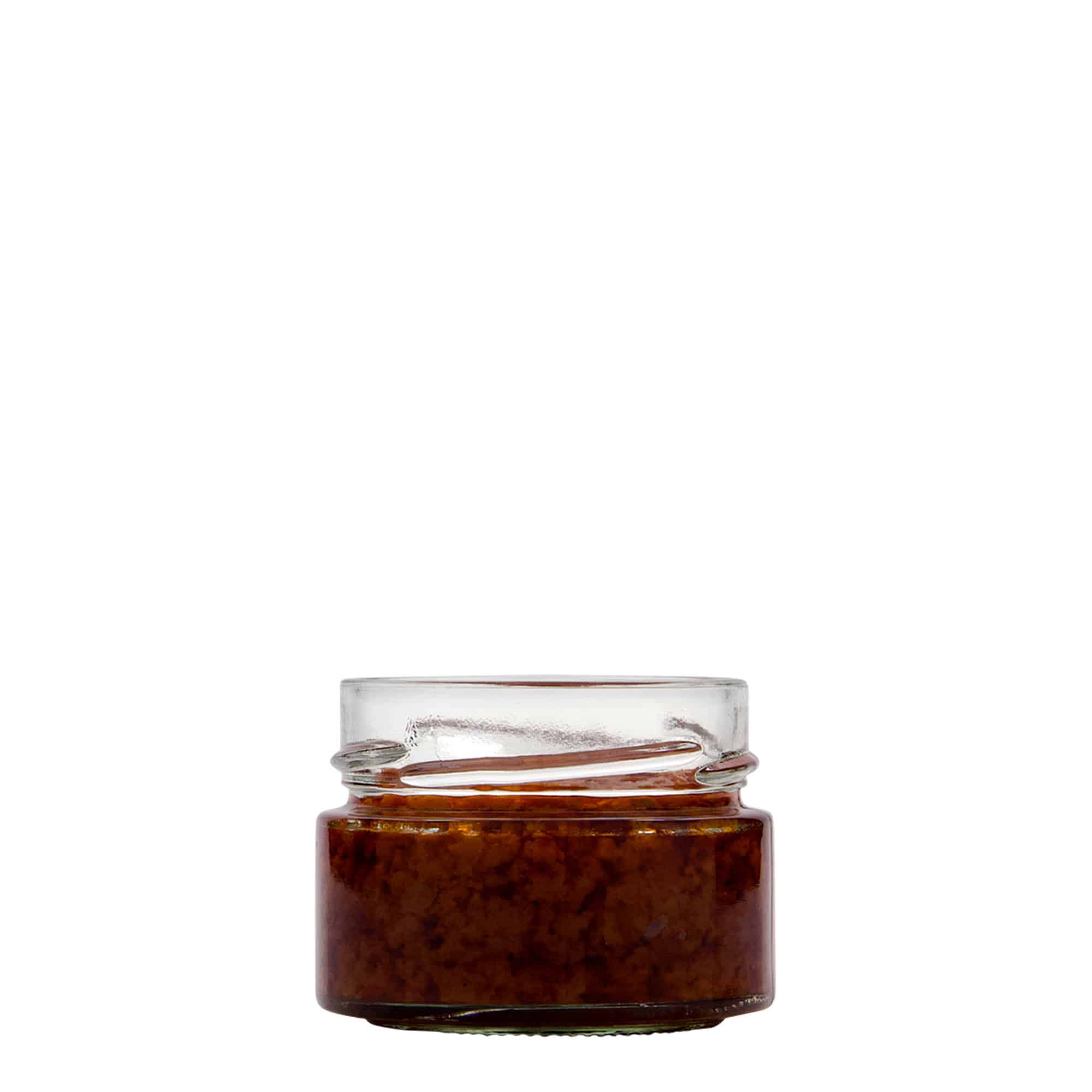 130 ml okrugla staklena posuda 'Aurora', otvor: Deep-Twist-Off (DTO 66)