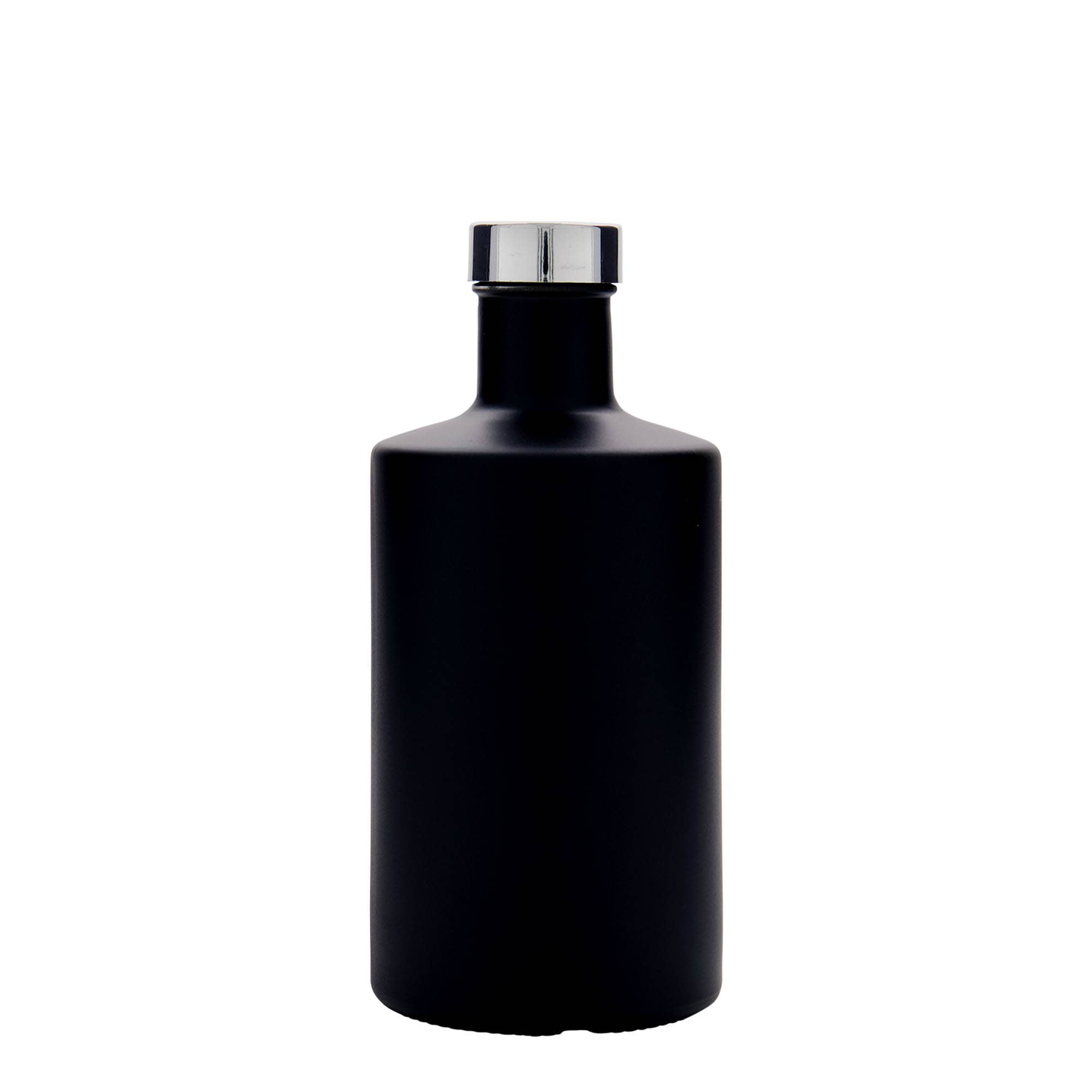 Staklena flaša 500 ml 'Caroline', crna, otvor: GPI 33