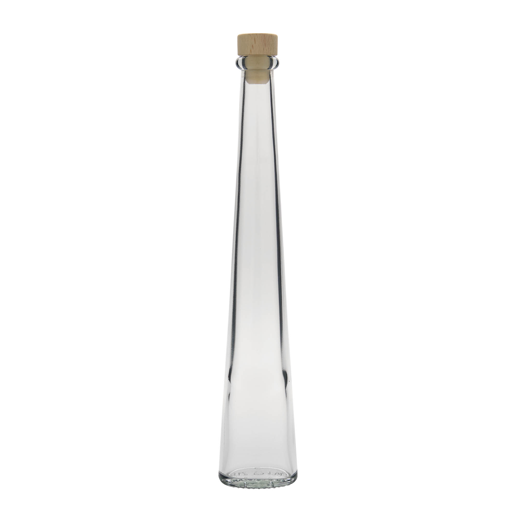 200 ml staklena boca 'Dama Ovale', ovalna, otvor: čep