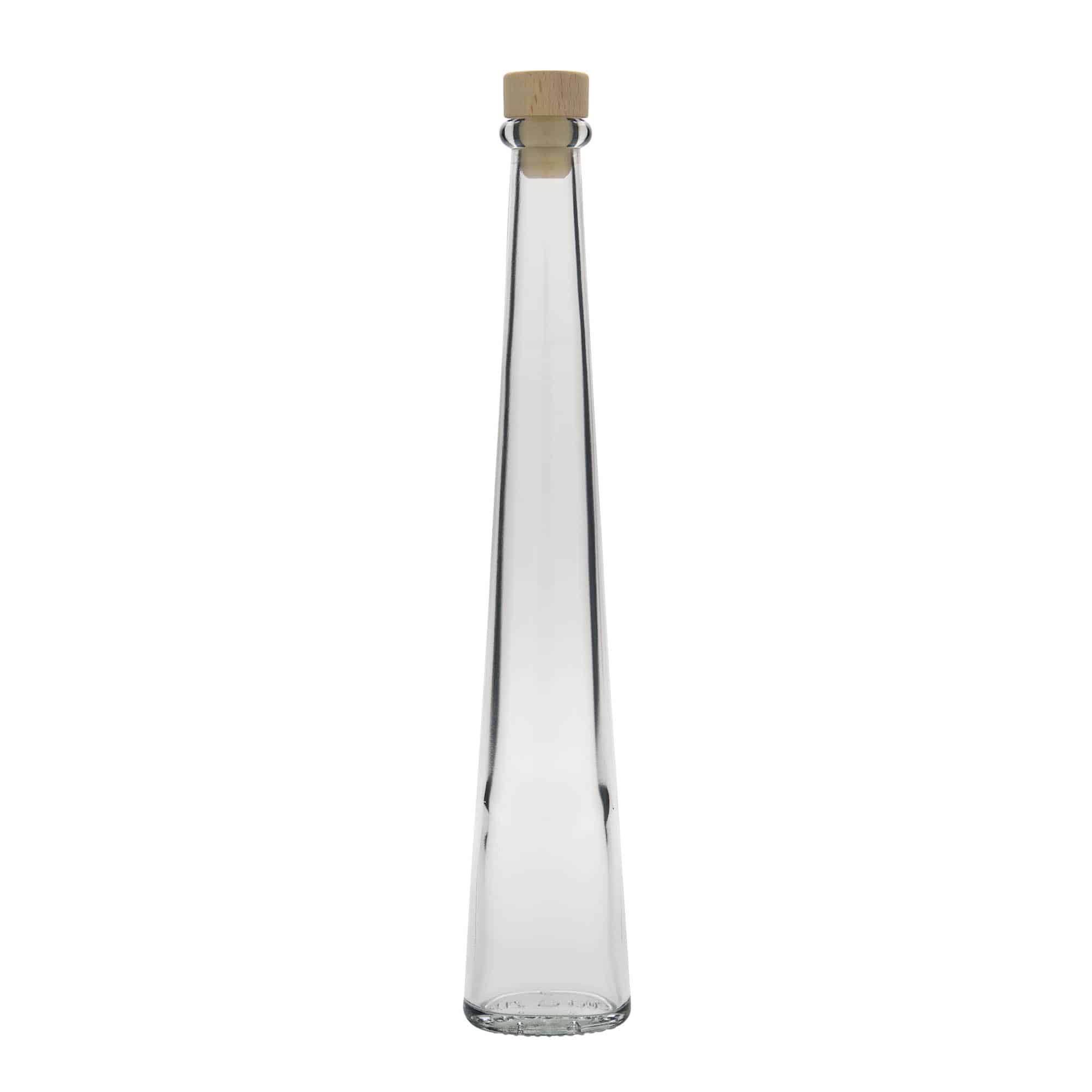 200 ml staklena boca 'Dama Ovale', ovalna, otvor: čep
