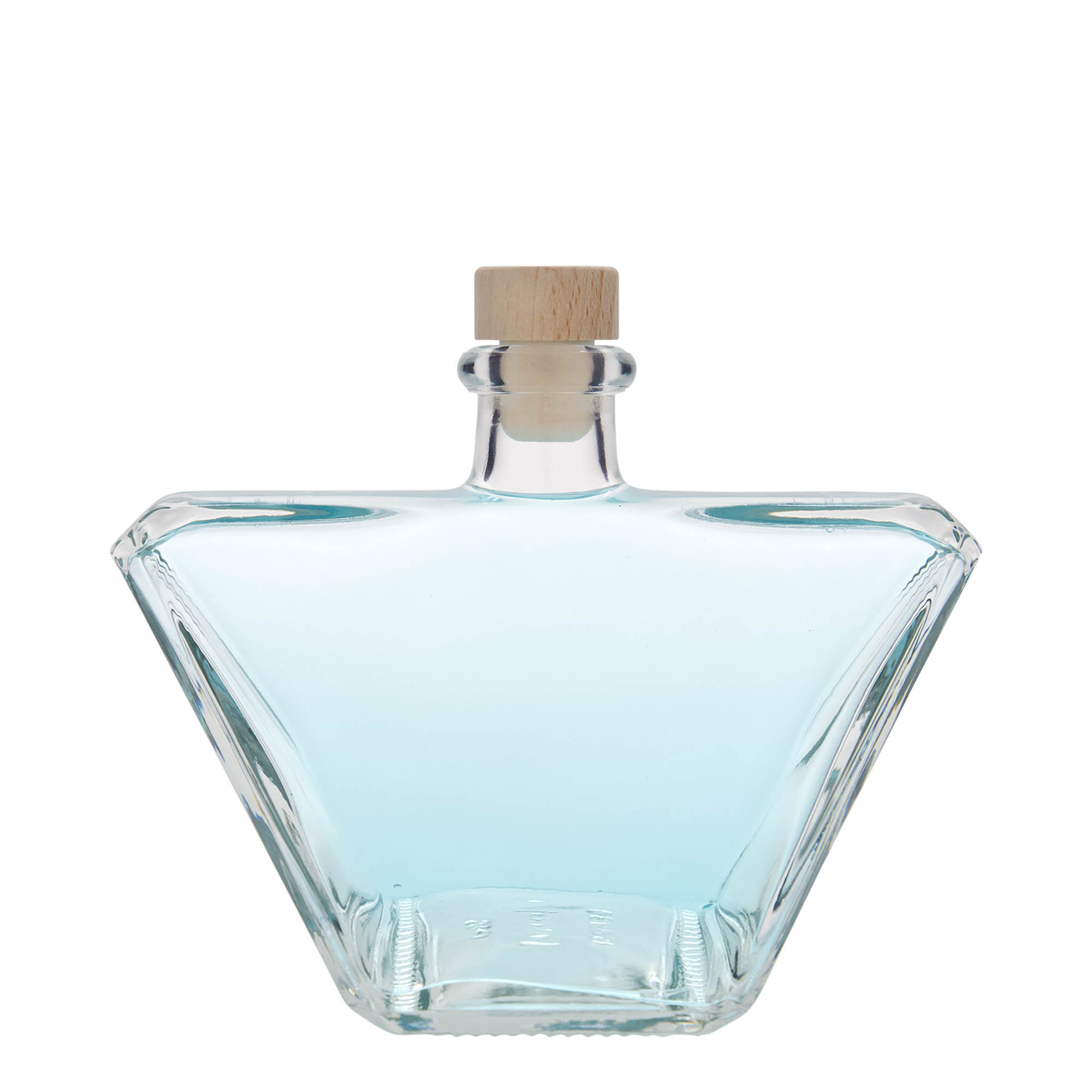 500 ml staklena boca 'Charly', pravougaona, otvor: čep 500 ml staklena boca 'Charly', pravougaona, otvor: čep