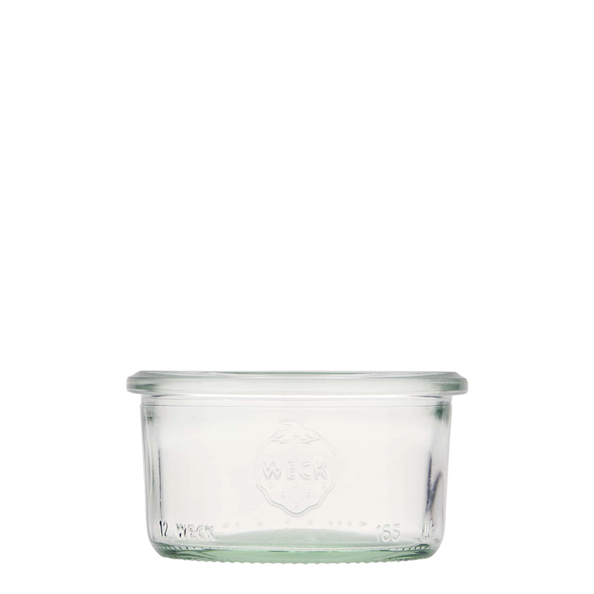 165 ml WECK staklenka sa širokim grlom, otvor: okrugli rub