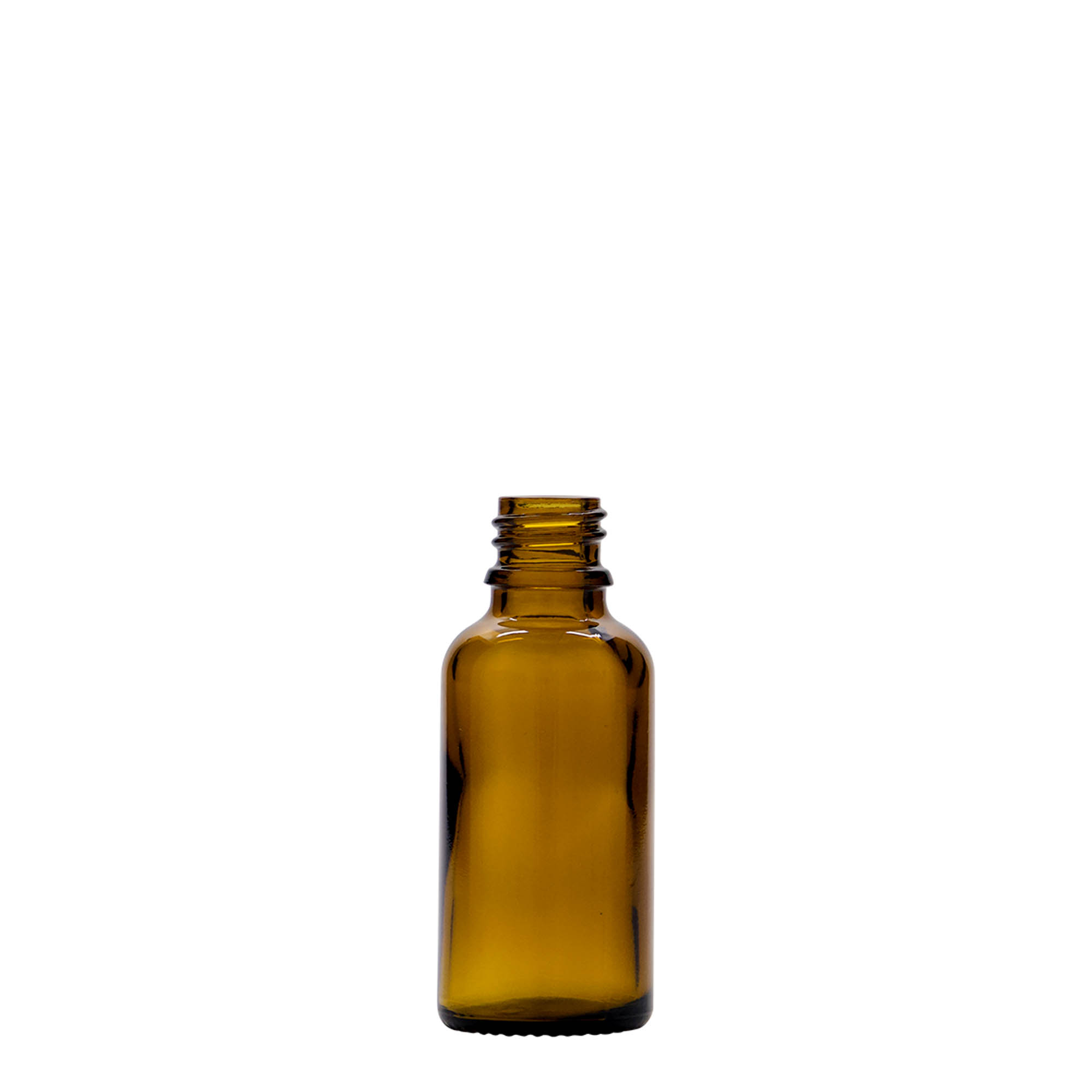 Medicinska flaša 30 ml, staklo, smeđa, otvor: DIN 18