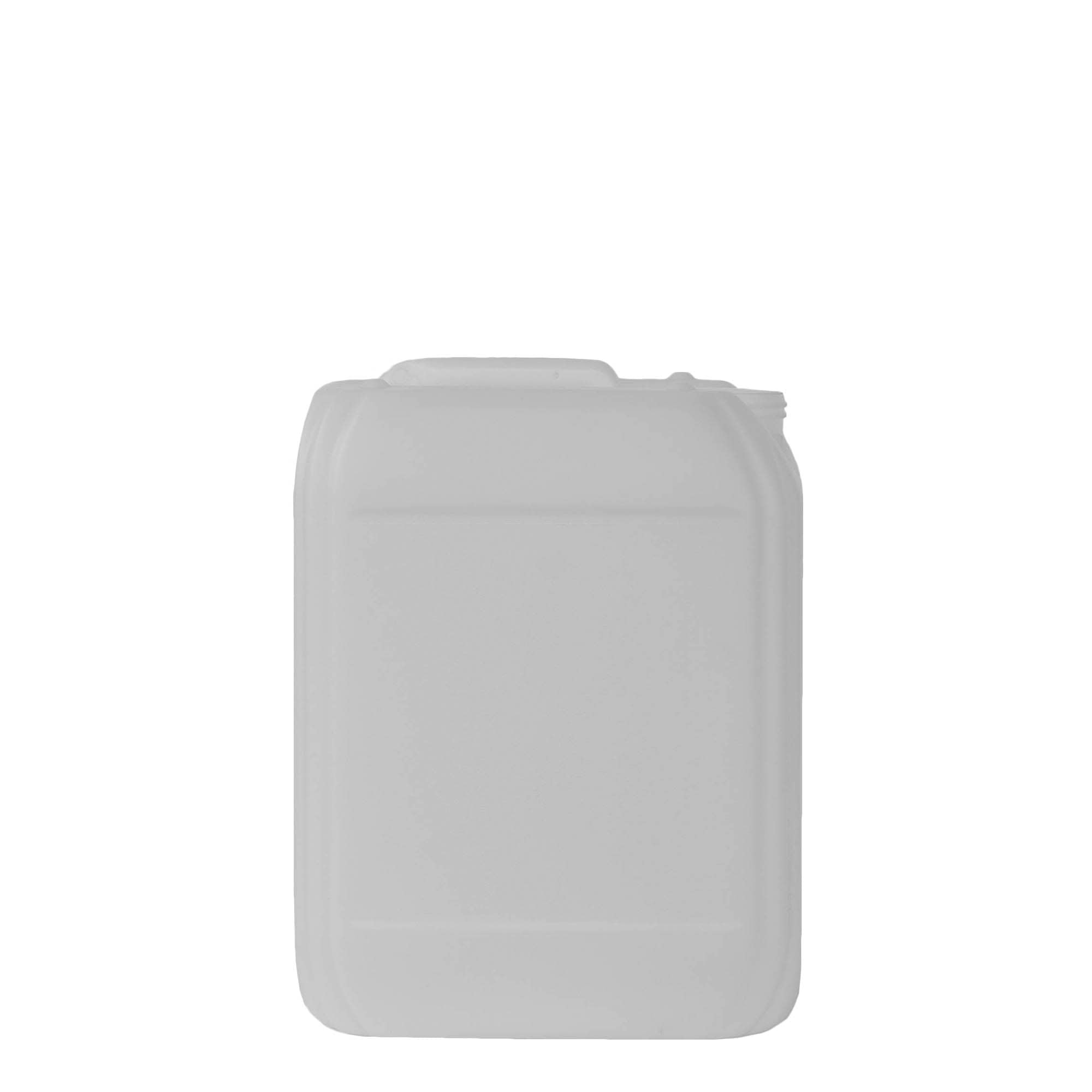 10 l kanister, pravougaoni, HDPE plastika, prirodni, otvor: ND 55