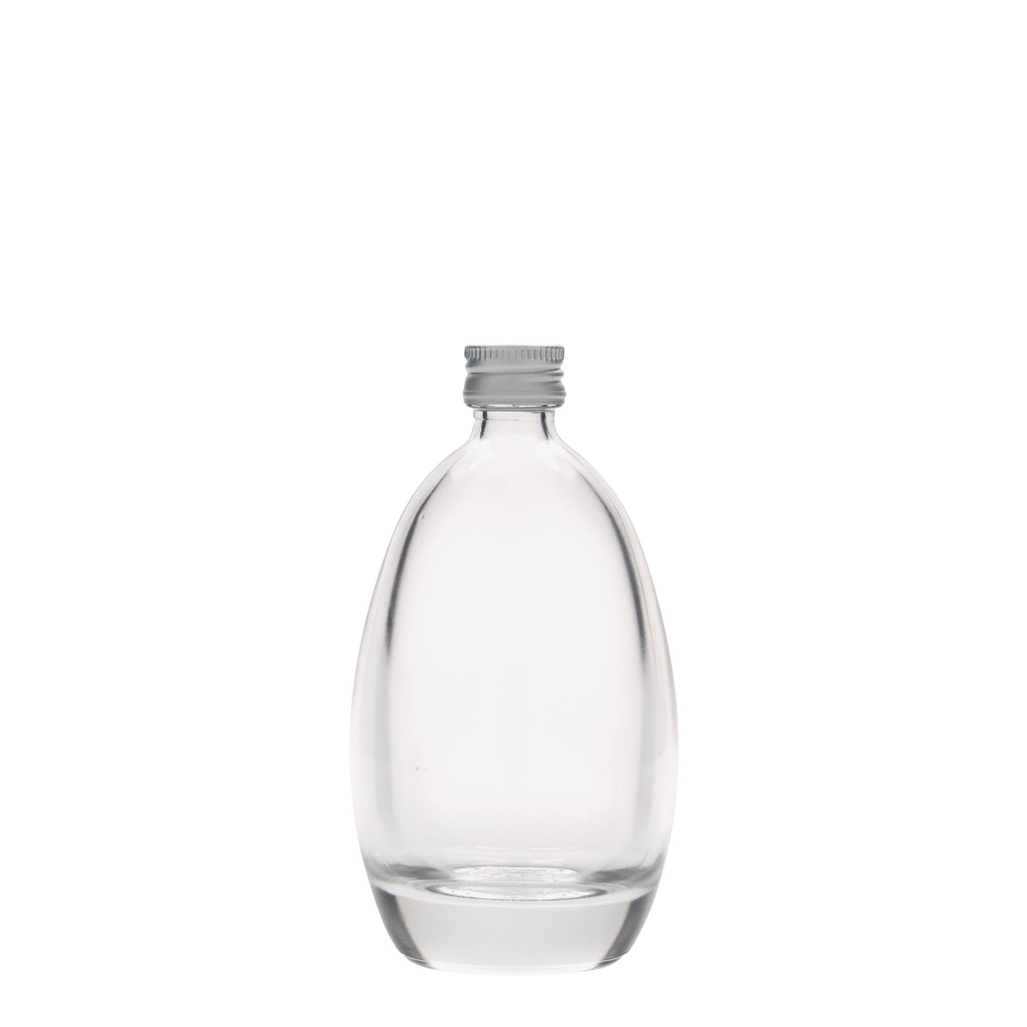 100 ml staklena bočica 'Jaje', grlo: PP 18