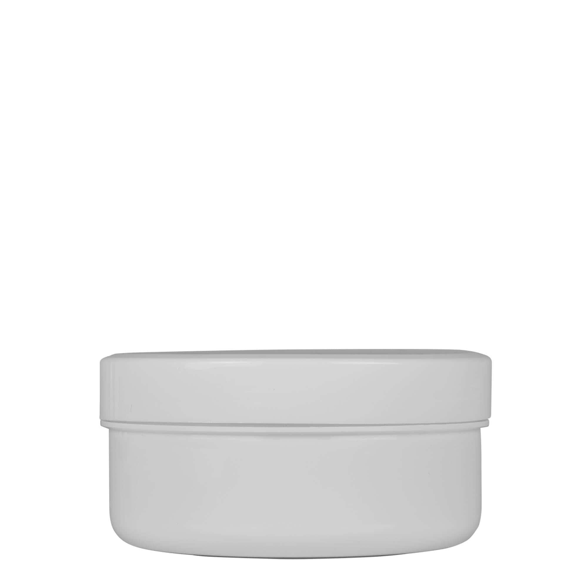 Plastična posuda 250 ml 'White Line', PP, bijela, otvor: Navojni zatvarač