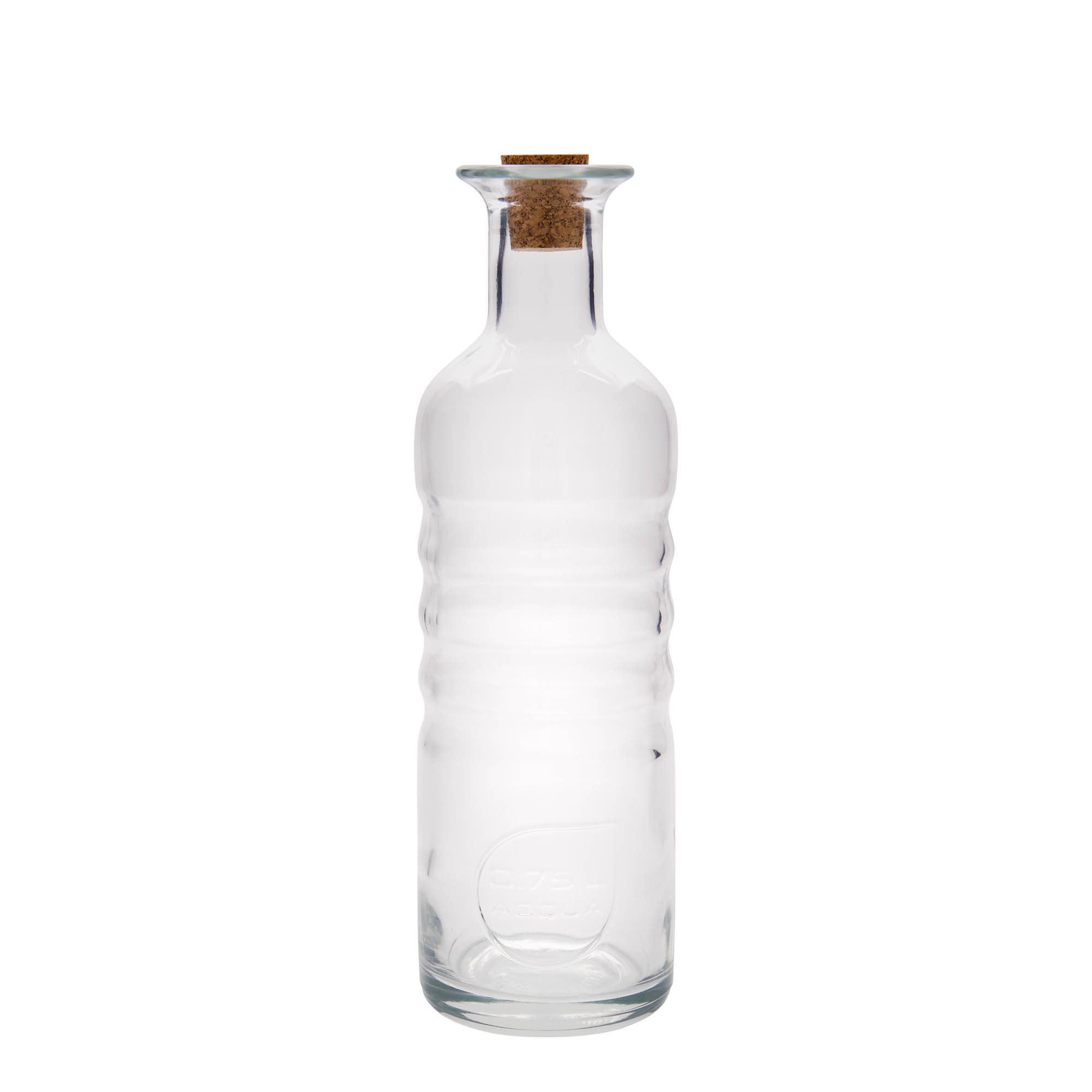 750 ml staklena boca 'Optima Acqua', grlo: pluta