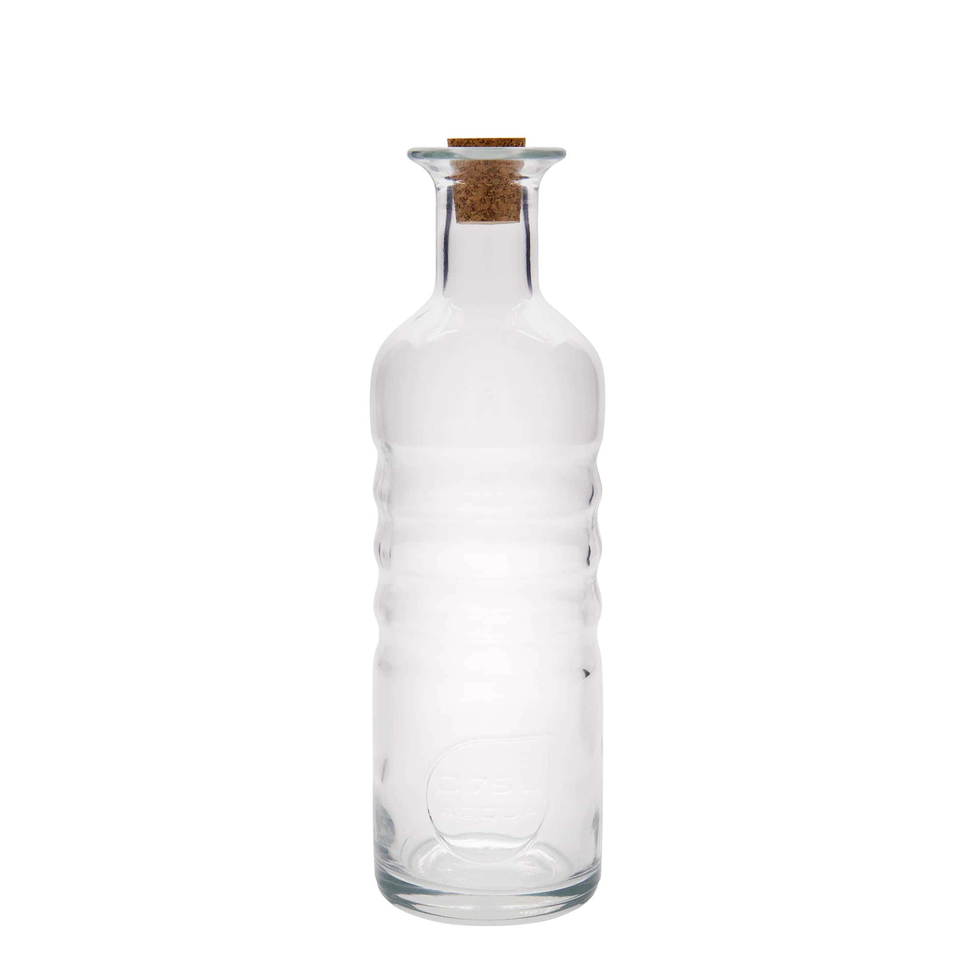 750 ml staklena boca „Optima Acqua“, grlo: pluta