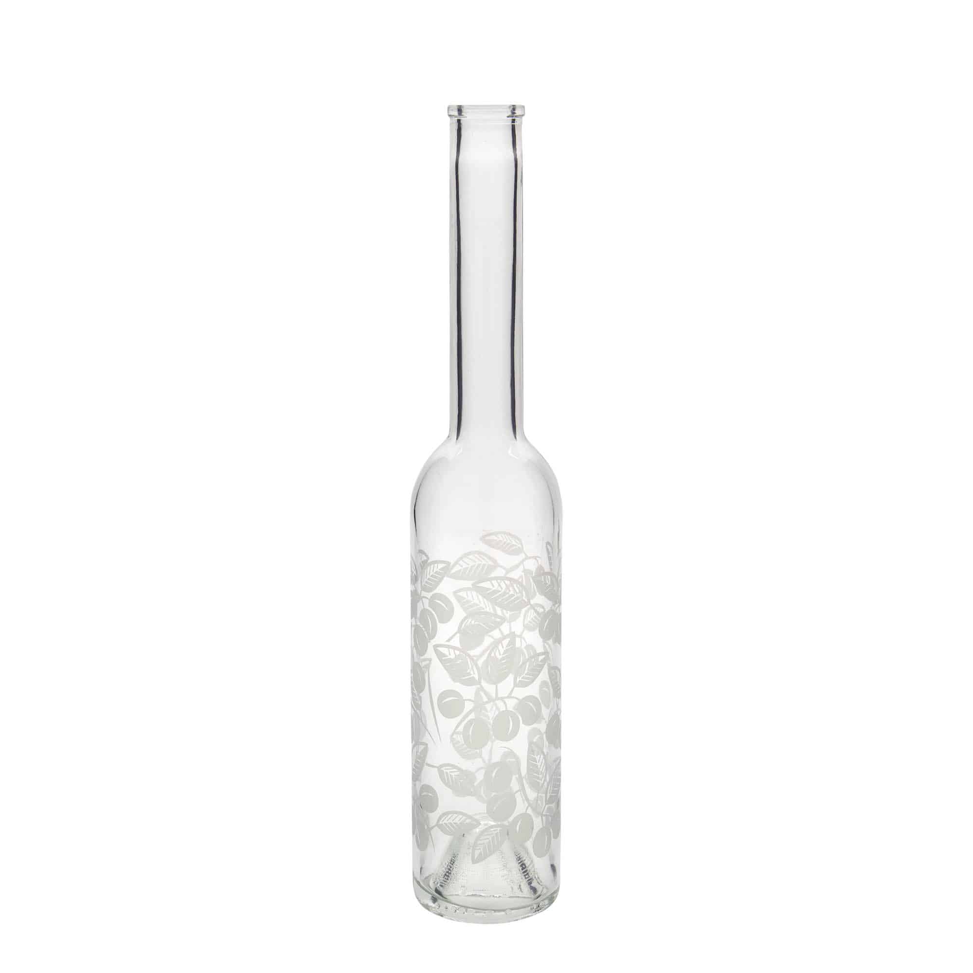 Staklena flaša 350 ml 'Opera', motiv: Mirabele, otvor: Pluto Staklena flaša 350 ml 'Opera', motiv: Mirabele, otvor: Pluto