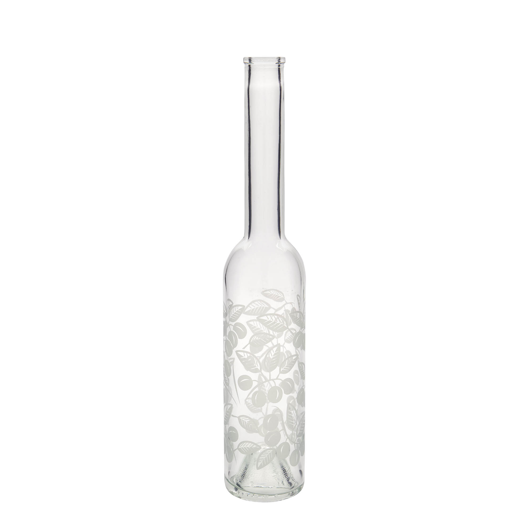 350 ml staklena boca 'Opera', motiv: šljive mirabelle, grlo: čep 350 ml staklena boca 'Opera', motiv: šljive mirabelle, grlo: čep
