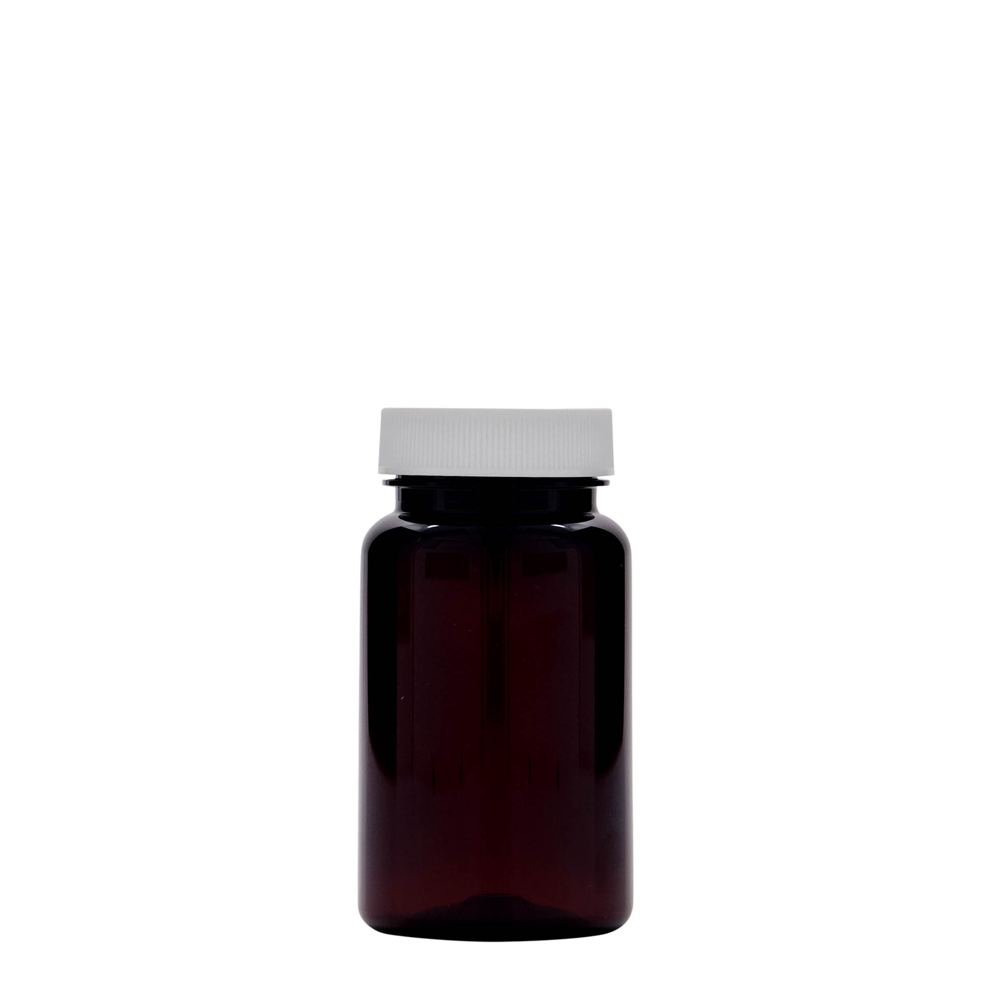 100 ml PET ambalaža, plastika, smeđa, grlo: 38/400