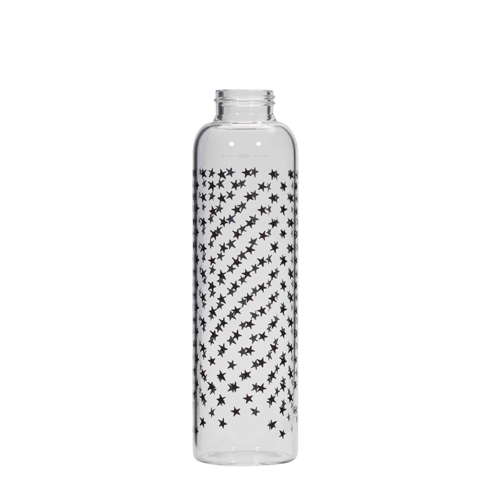 500 ml boca za piće 'Perseus - Crne zvijezde', otvor: navojni poklopac