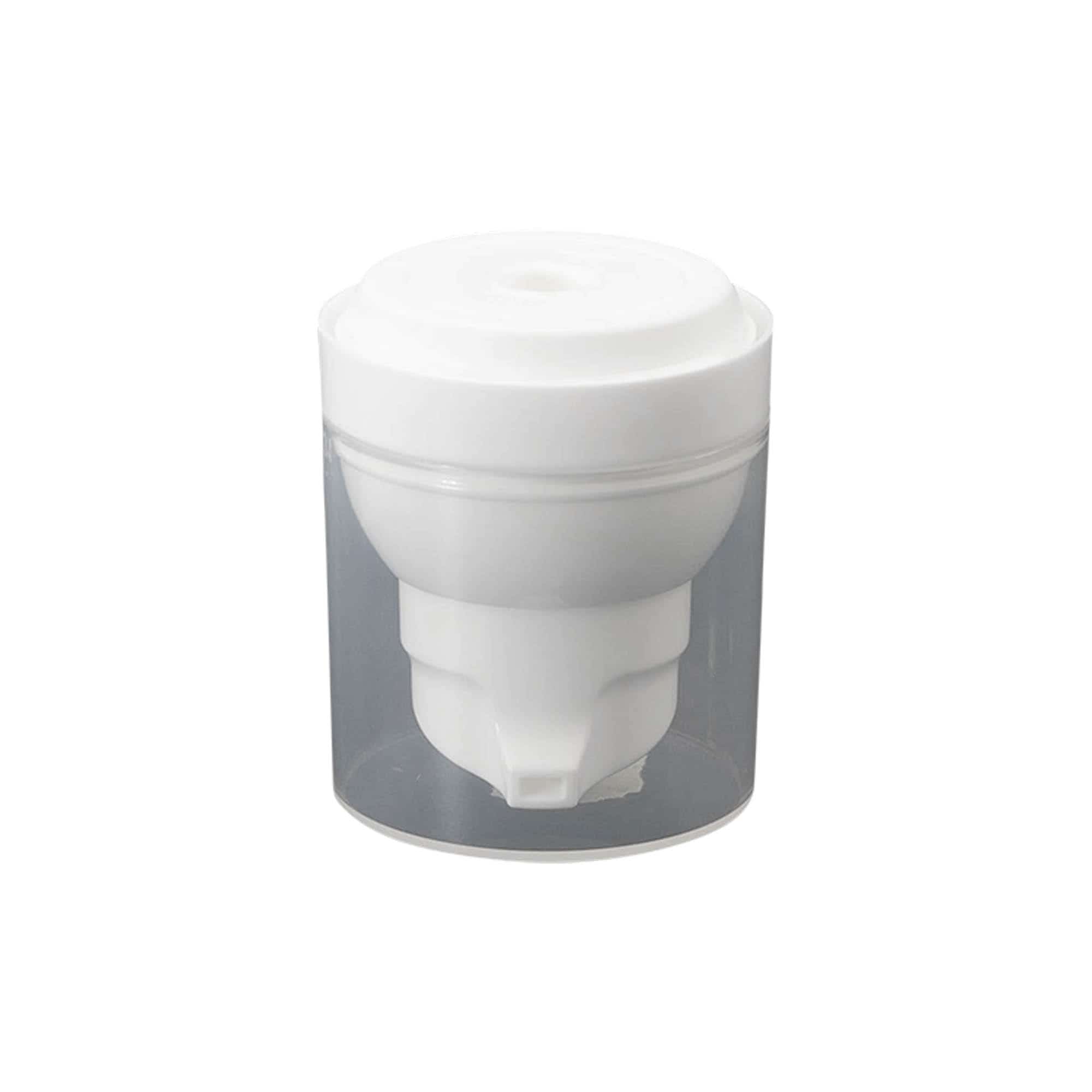 Pumpa za dispenzer bez zraka 'Mezzo', PP plastika, bijela